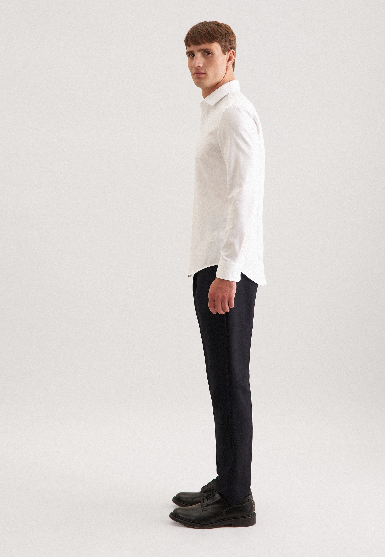 seidensticker Businesshemd »Schwarze Rose« Slim 1/1 Kentkragen Uni