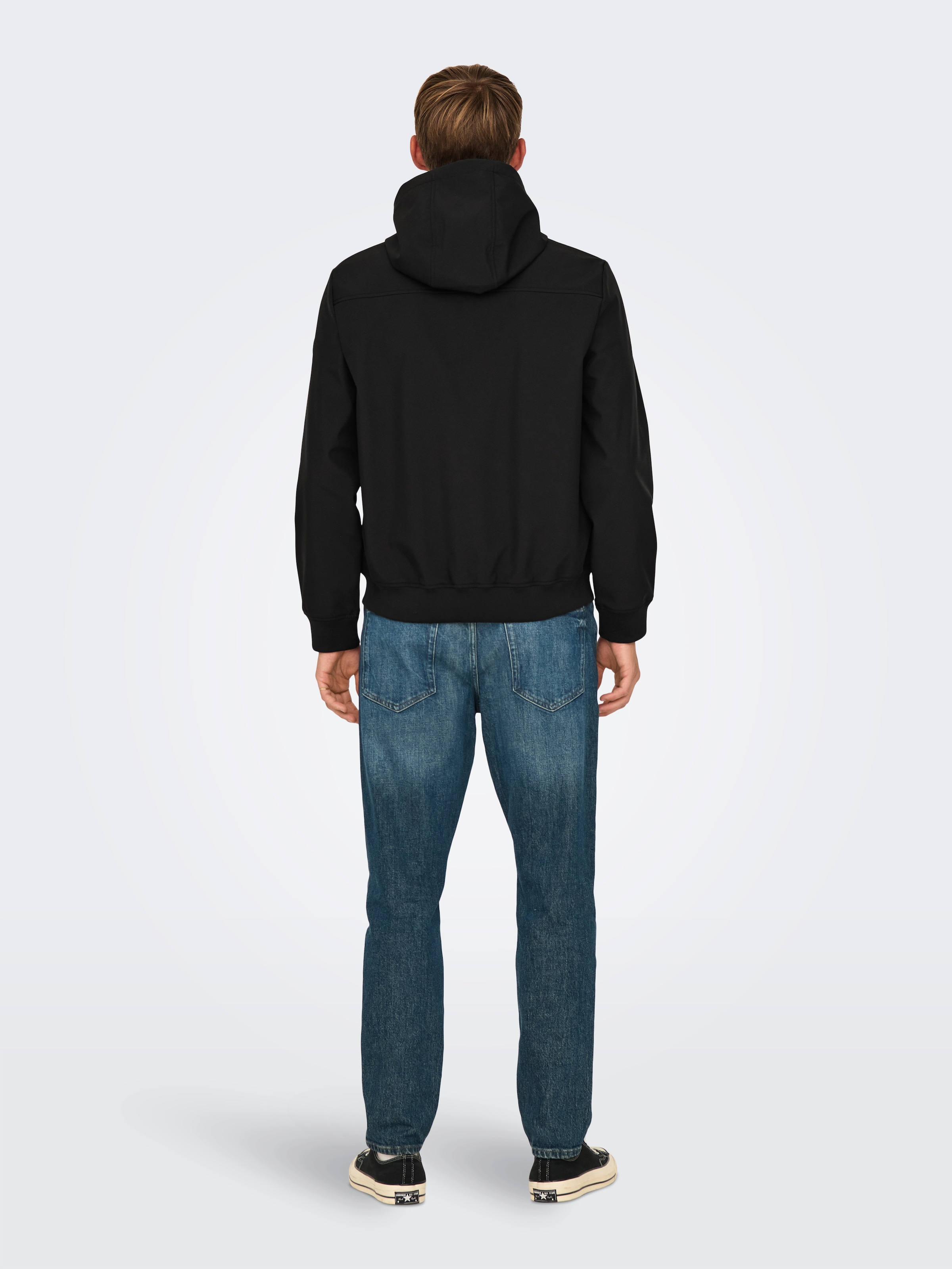 ONLY & SONS Softshelljacke »ONSBOWIE SOFTSHELL BOMBER NOOS«, mit Kapuze