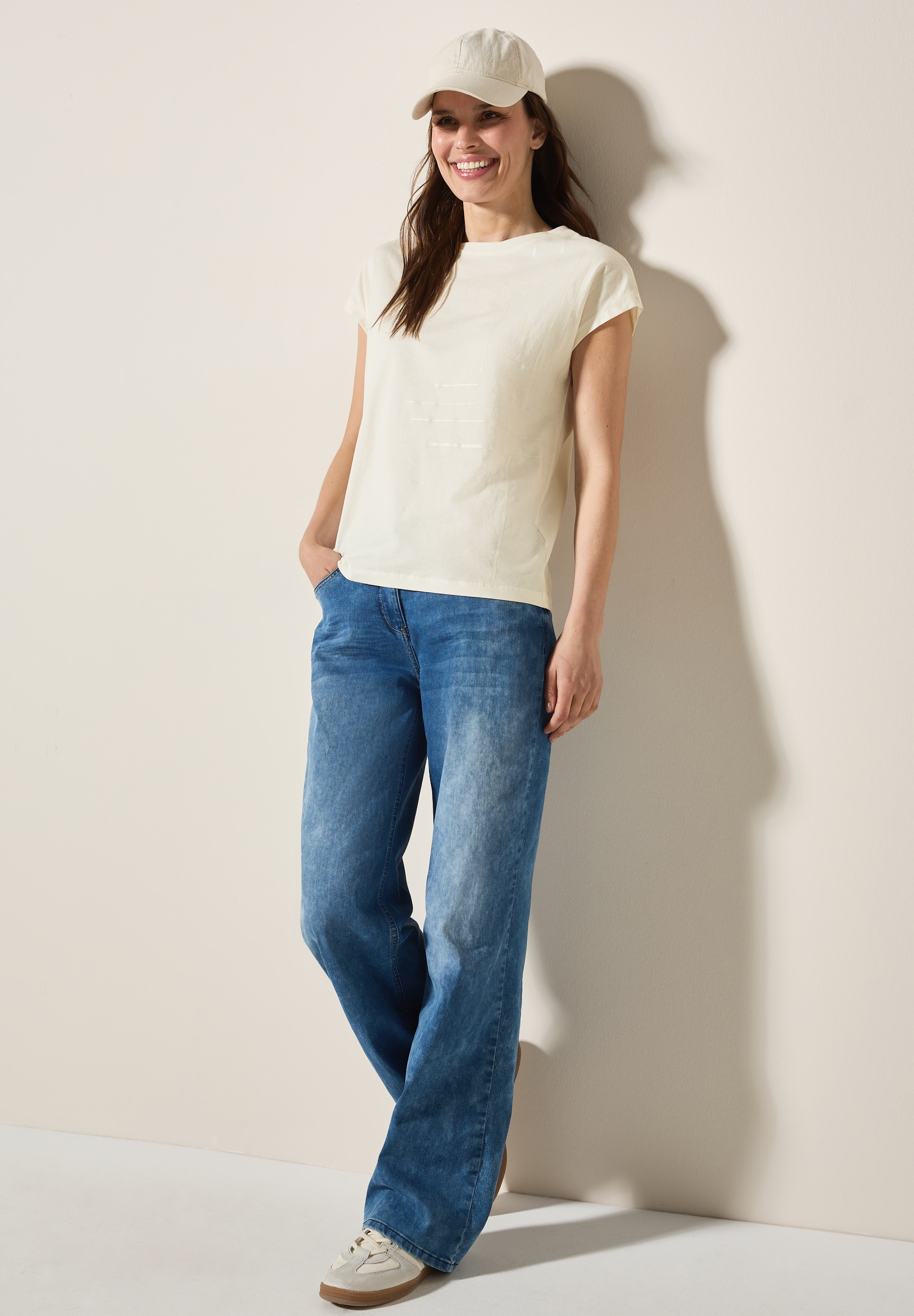 Cecil T-Shirt, mit Folien Print