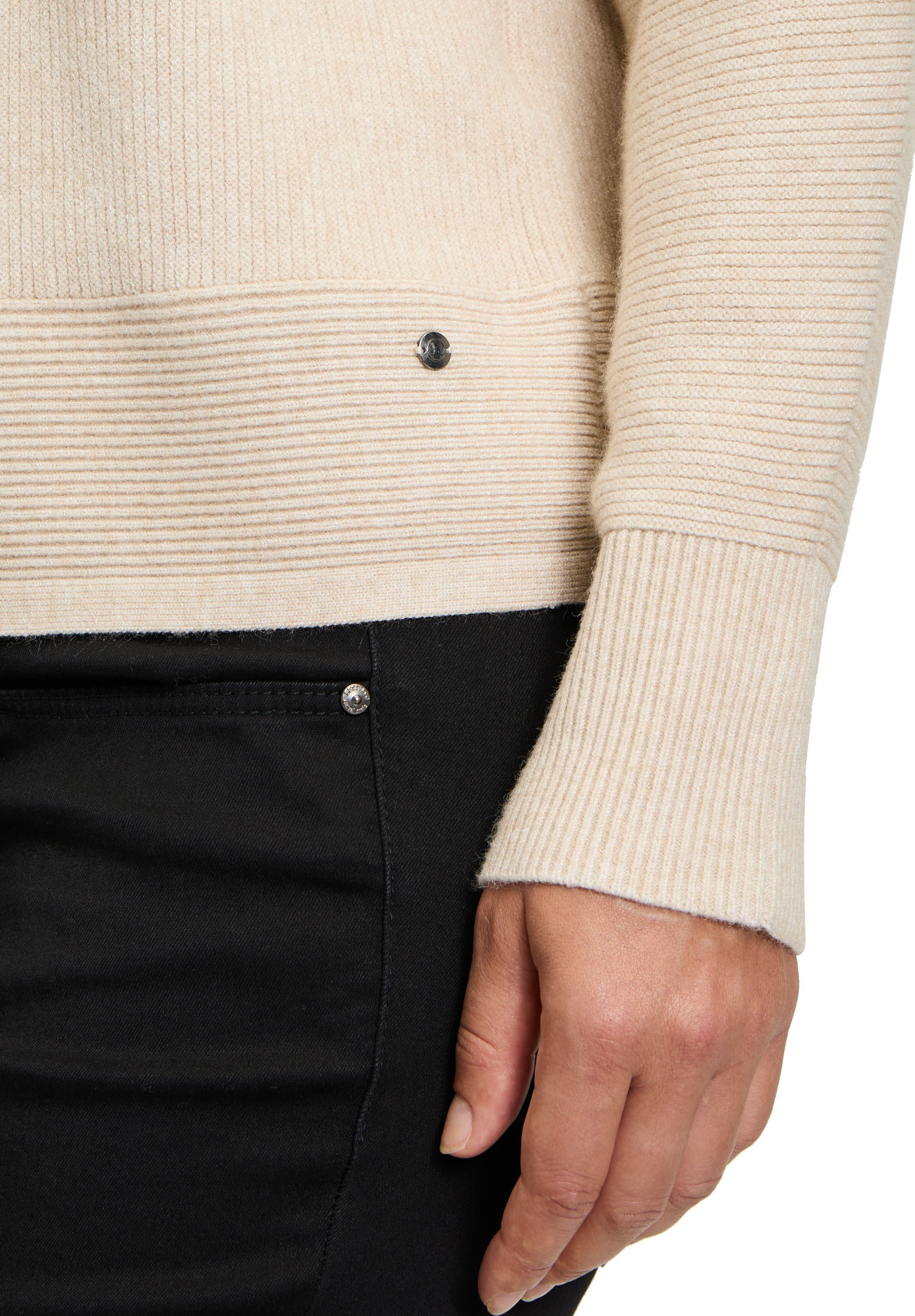 Betty&Co Strickpullover »Strickpullover mit Struktur«