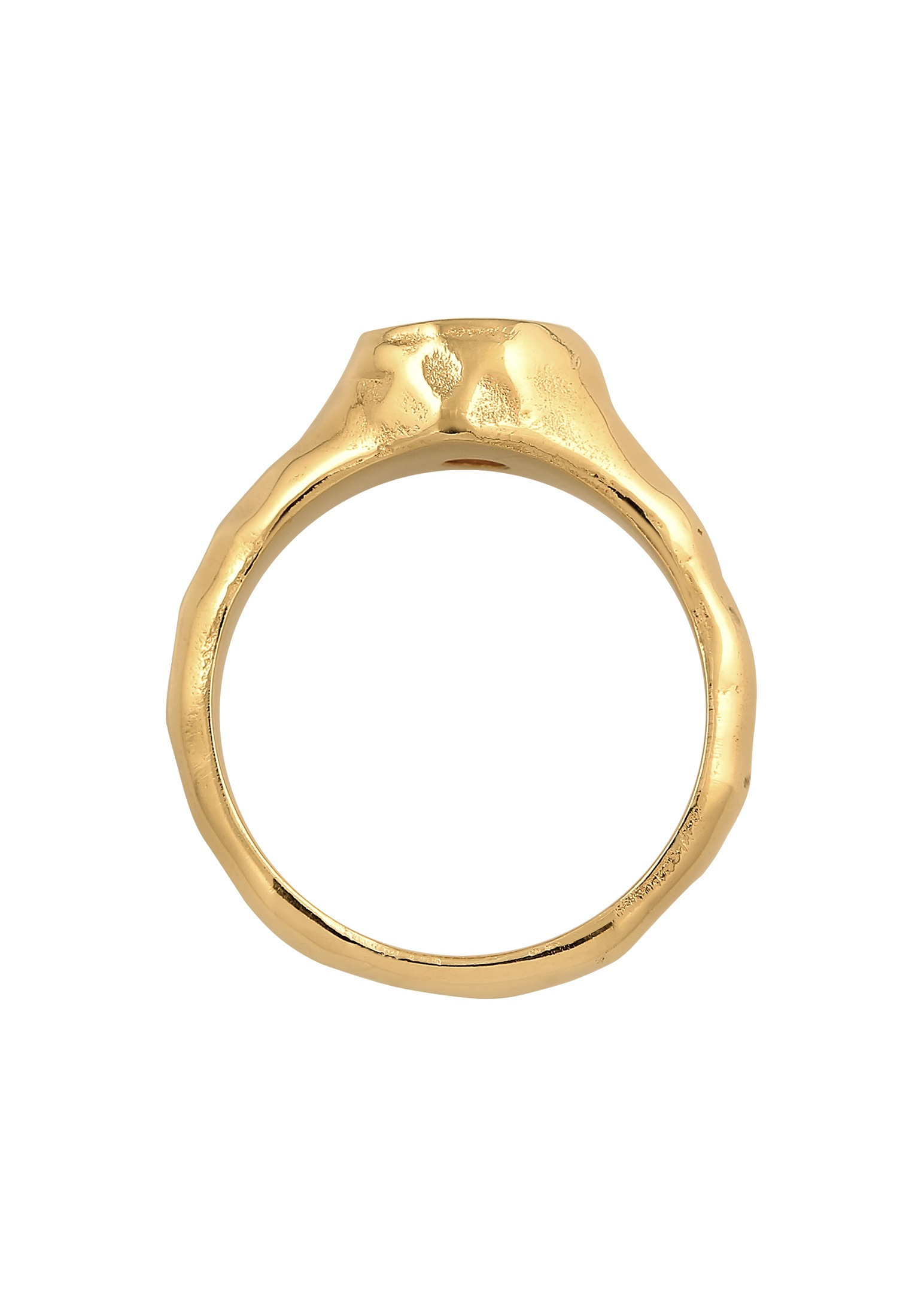 Elli Premium Siegelring »Ring Siegelring Zirkonia Organic Design 925 Silber«