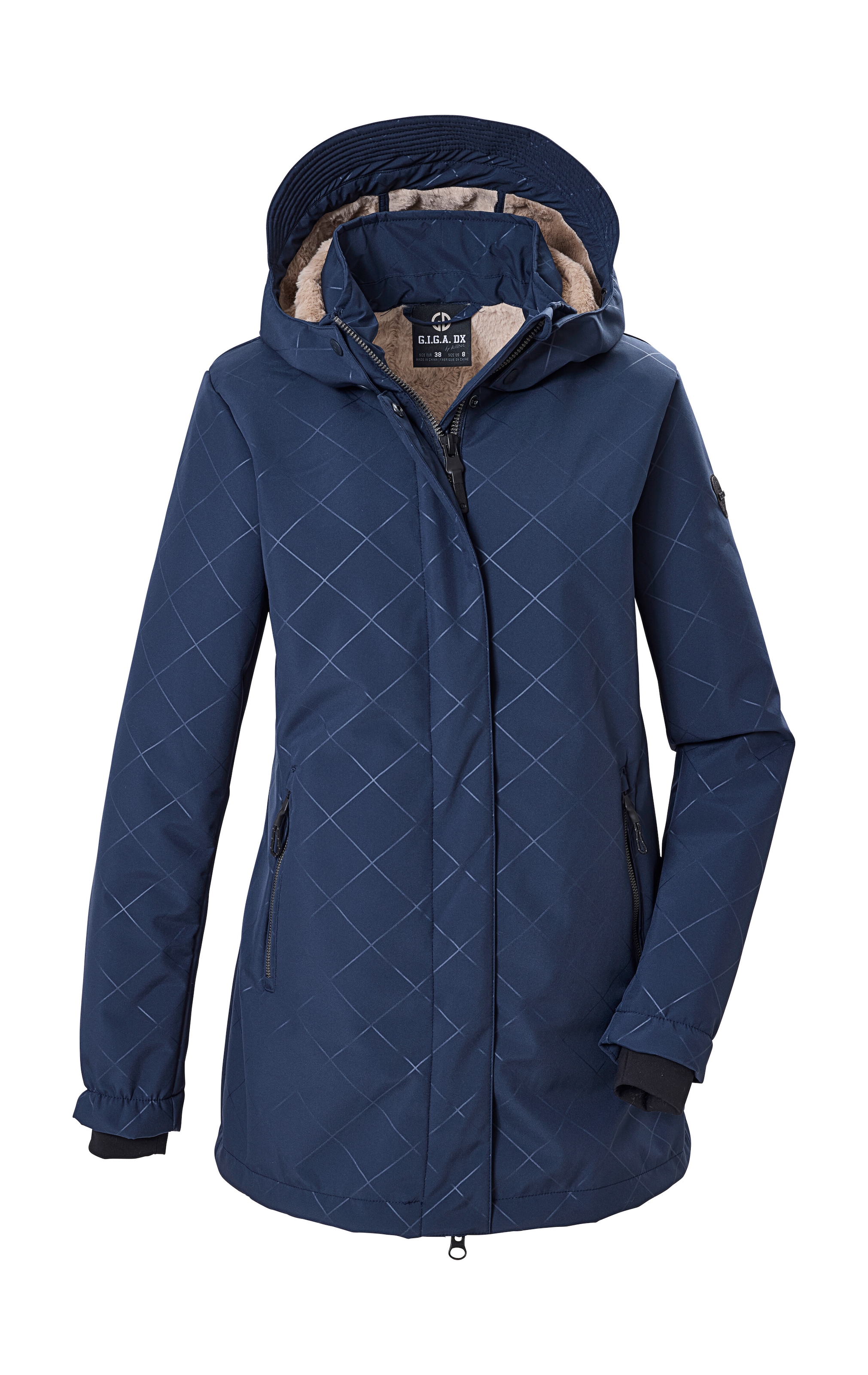 G.I.G.A. DX by killtec Softshelljacke »GW 33 WMN SFTSHLL JCKT« Damen Softshelljacke, wasserdicht, atmungsaktiv, Teddyfleece