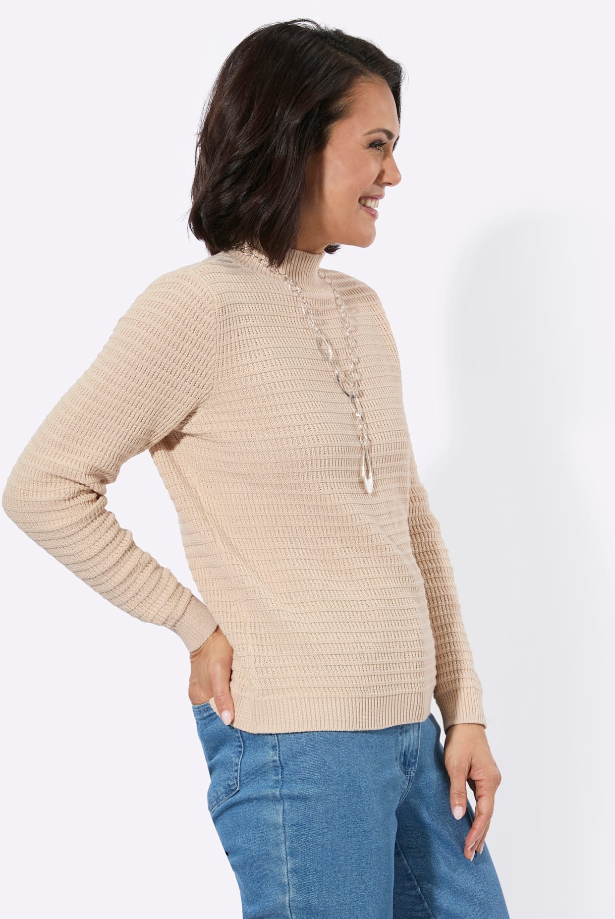 Casual Looks Stehkragenpullover »Stehkragen-Pullover«
