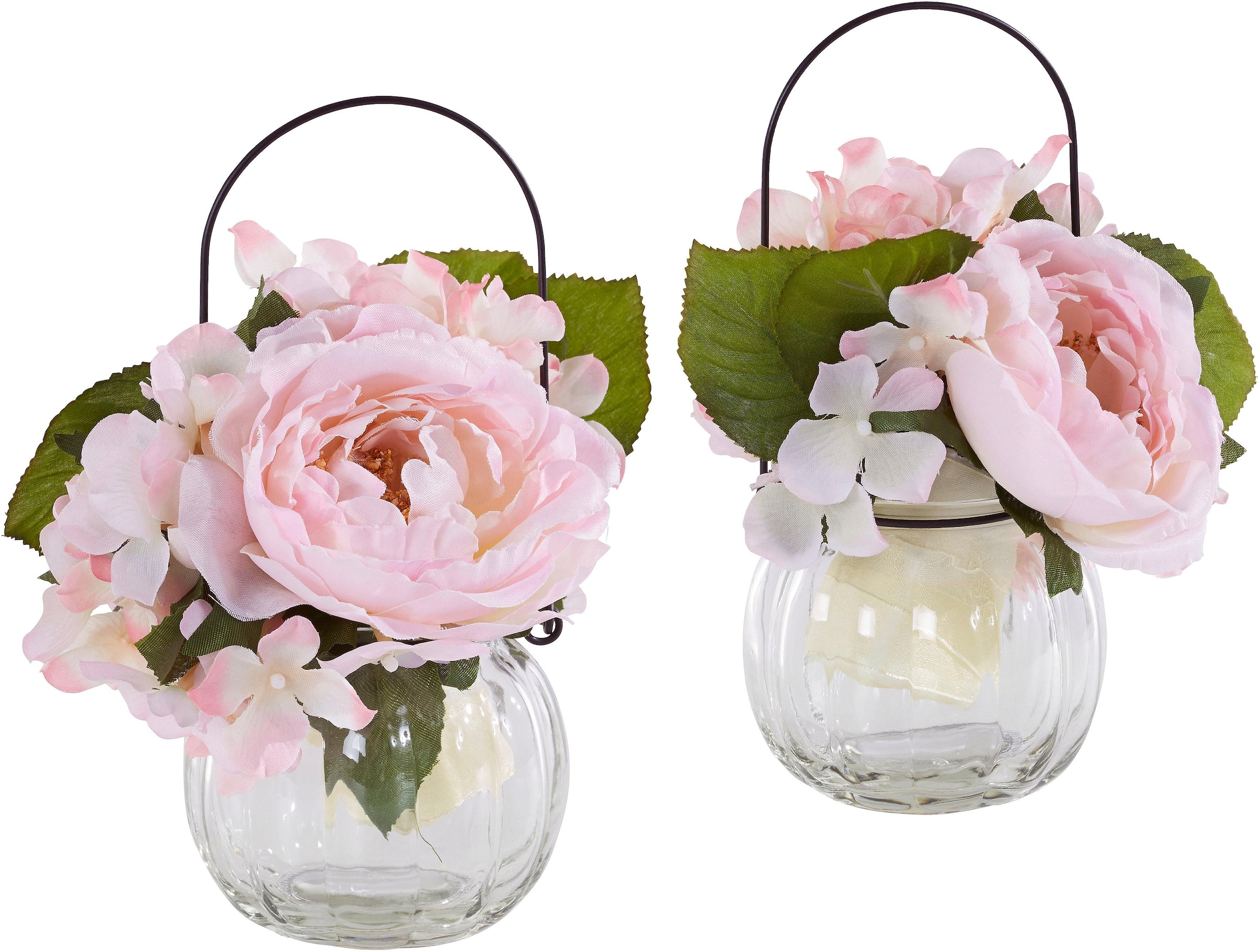 I.GE.A. Kunstpflanze »Rosen im Glas« kaufen online bei OTTO