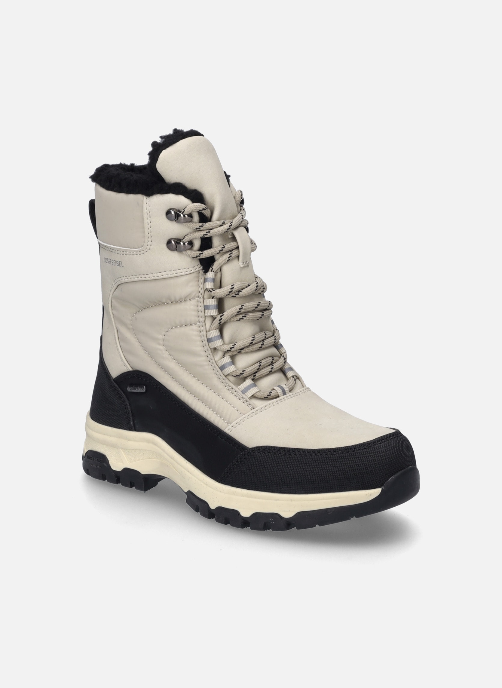 Josef Seibel Stiefel »Davos 52, schwarz-offwhite«