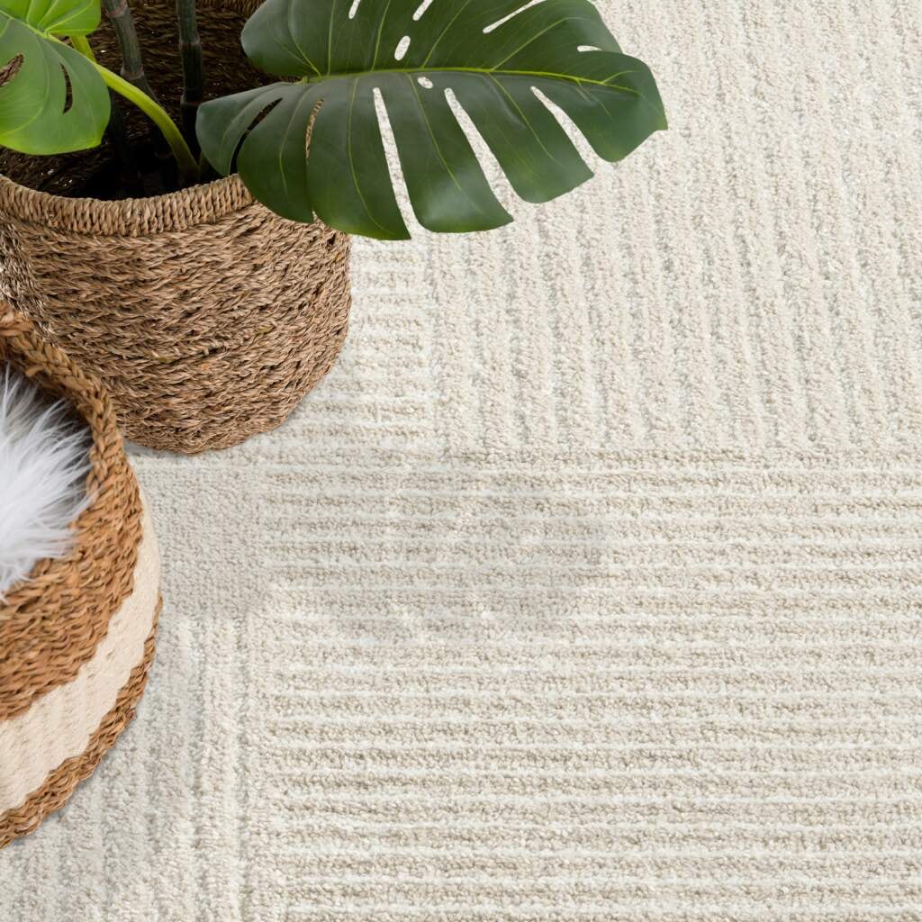 Carpet City Teppich »FLAIR177«, rechteckig, 11 mm Höhe, Kurzflor-Teppich, Skandi-Stil, Wohnzimmer