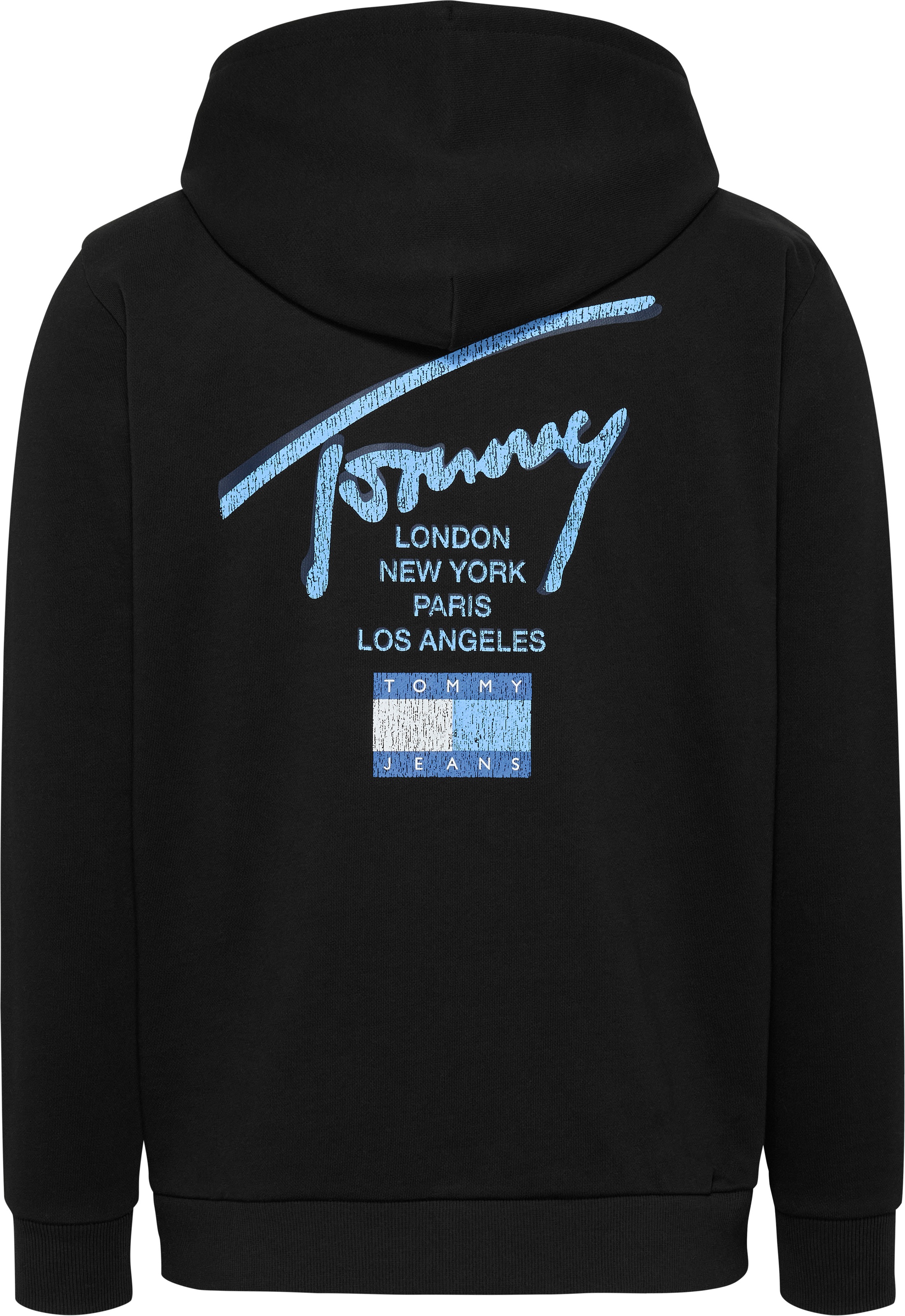 Tommy Jeans Sweatjacke »TJM REG SIG TWIST ZIPTHRU EXT«, mit großem Logo am Rücken