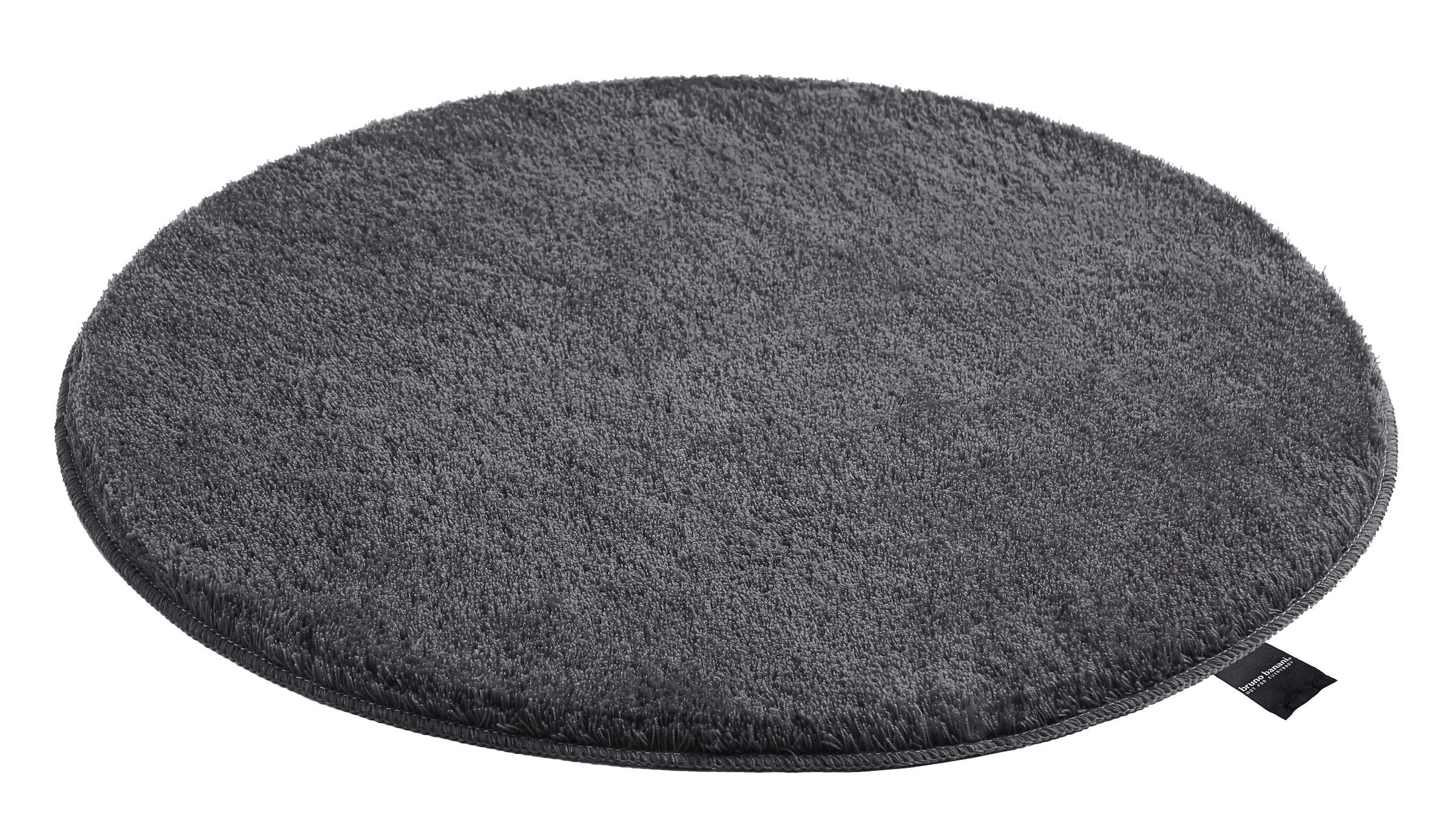 Bruno Banani Badematte »Lana, Badvorleger, Badezimmer Teppich«, rutschhemmend beschichtet, fußbodenheizungsgeeignet-schnell trocknend-strapazierfähig, Badteppich, Badematten, unifarben, auch als 3 teiliges Set & rund