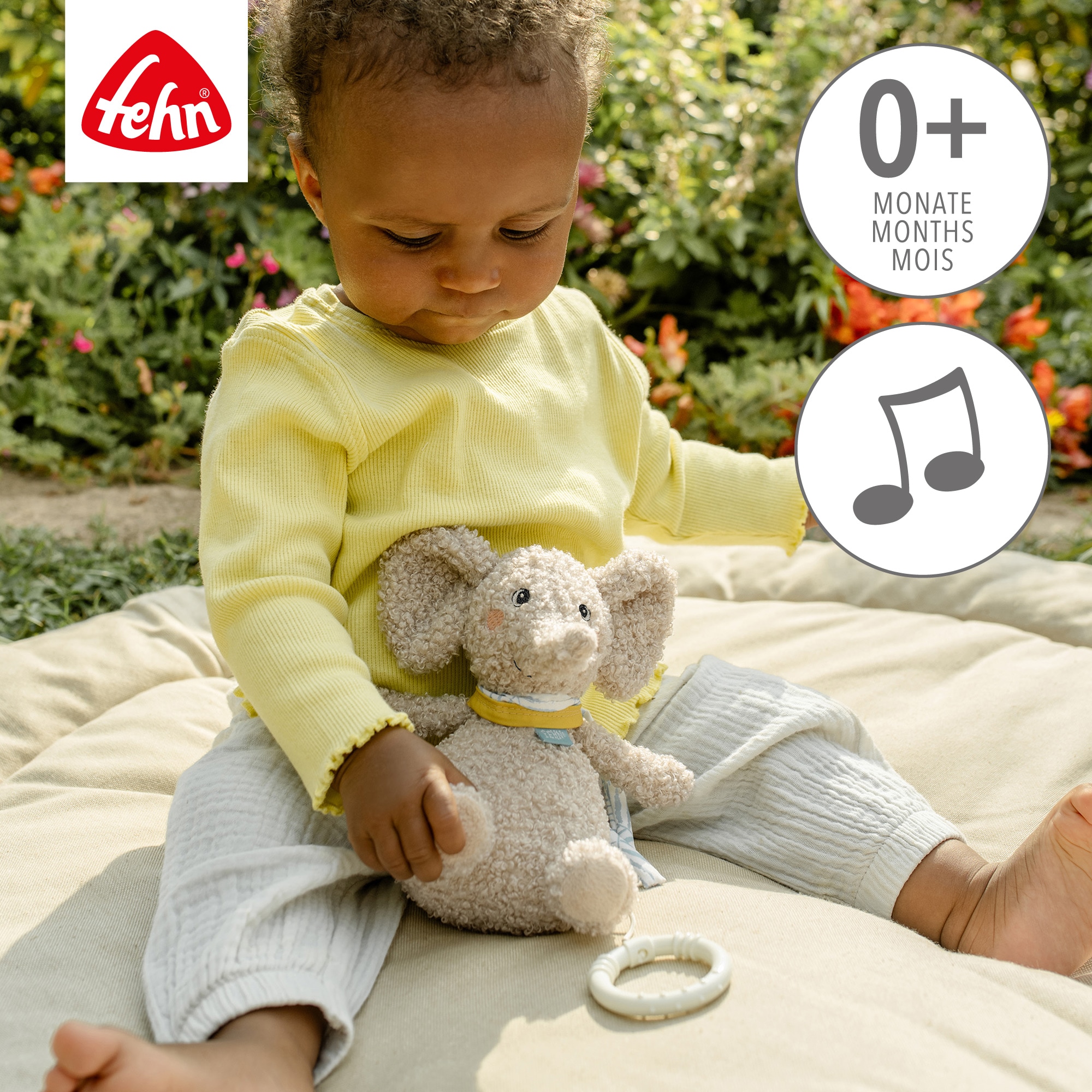 Fehn Spieluhr »FredErik, Mini-Spieluhr Elefant«