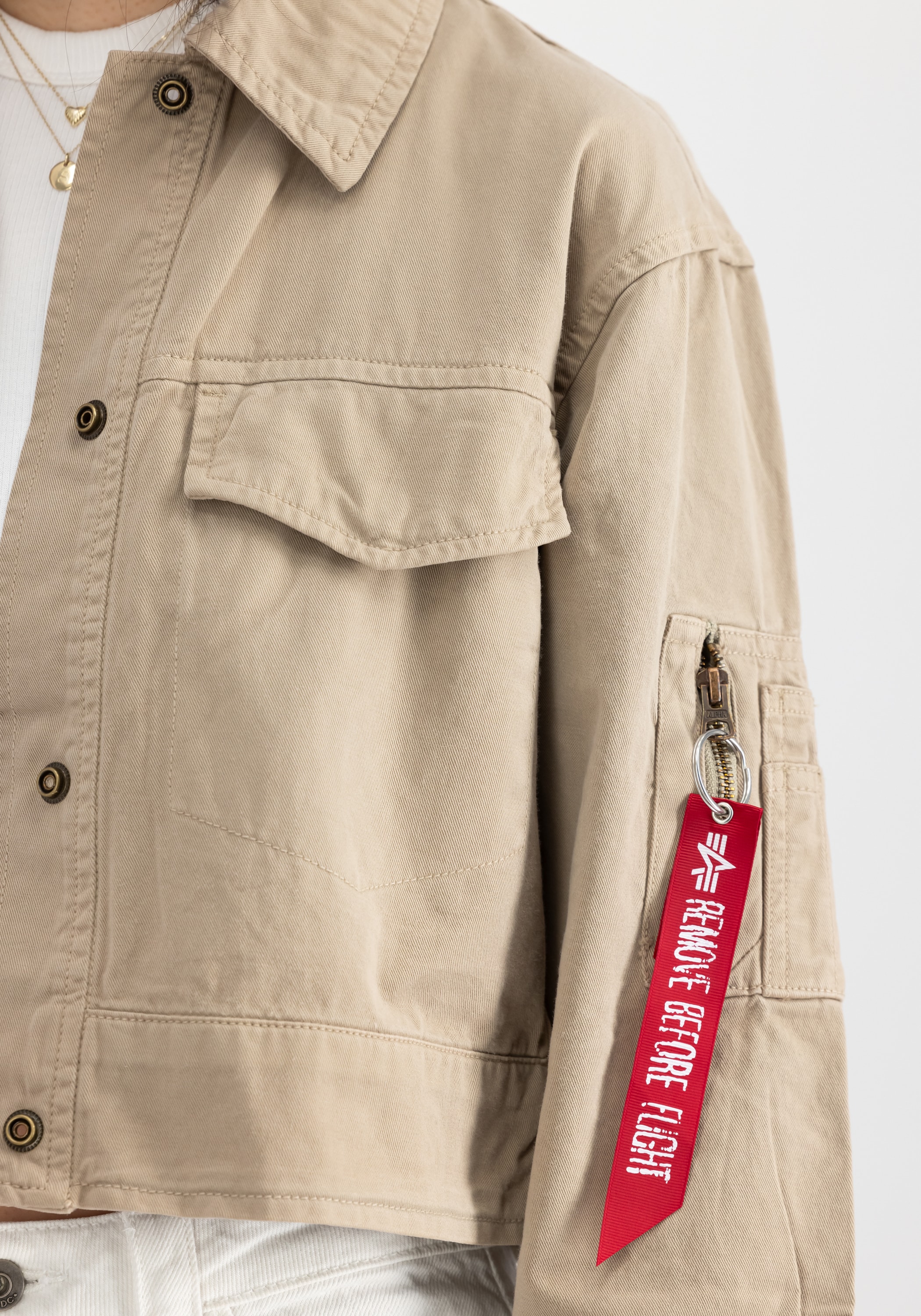 Alpha Industries Bomberjacke »Alpha Industries Women - Bomber Jackets Deck Jacket Cropped Wmn«
