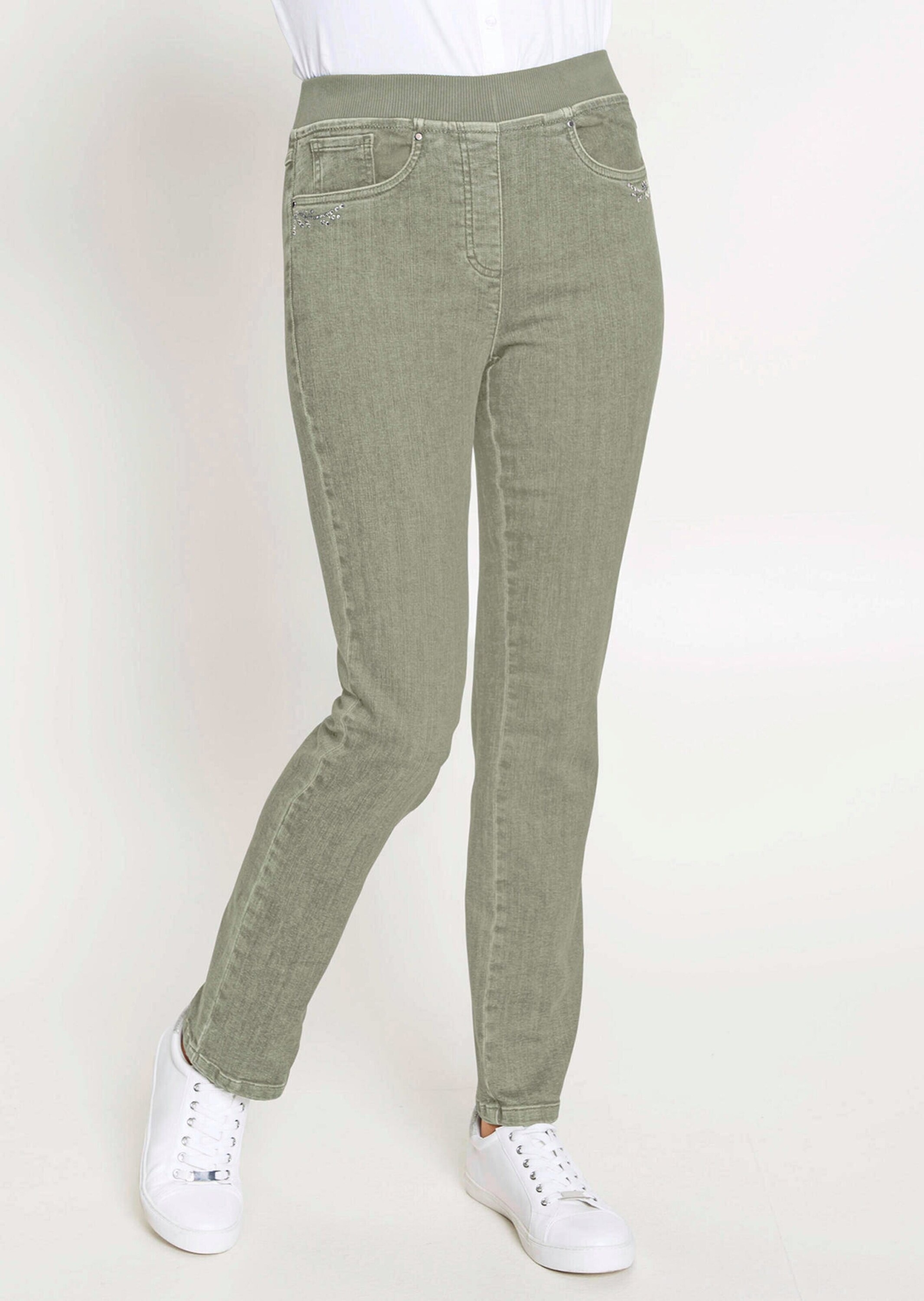 GOLDNER Regular-fit-Jeans »Jeansschlupfhose Louisa«