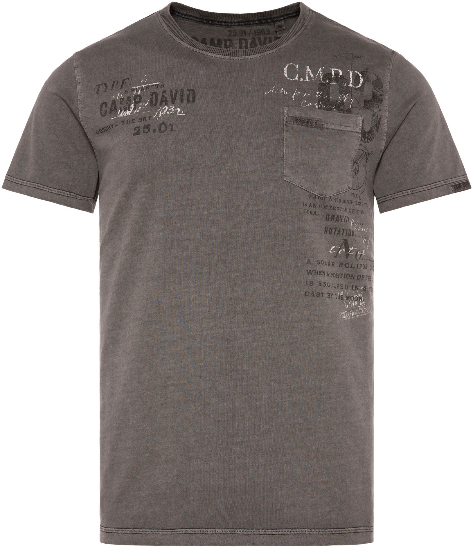 CAMP DAVID mit Kontrastnähten bei OTTO T-Shirt, online shoppen