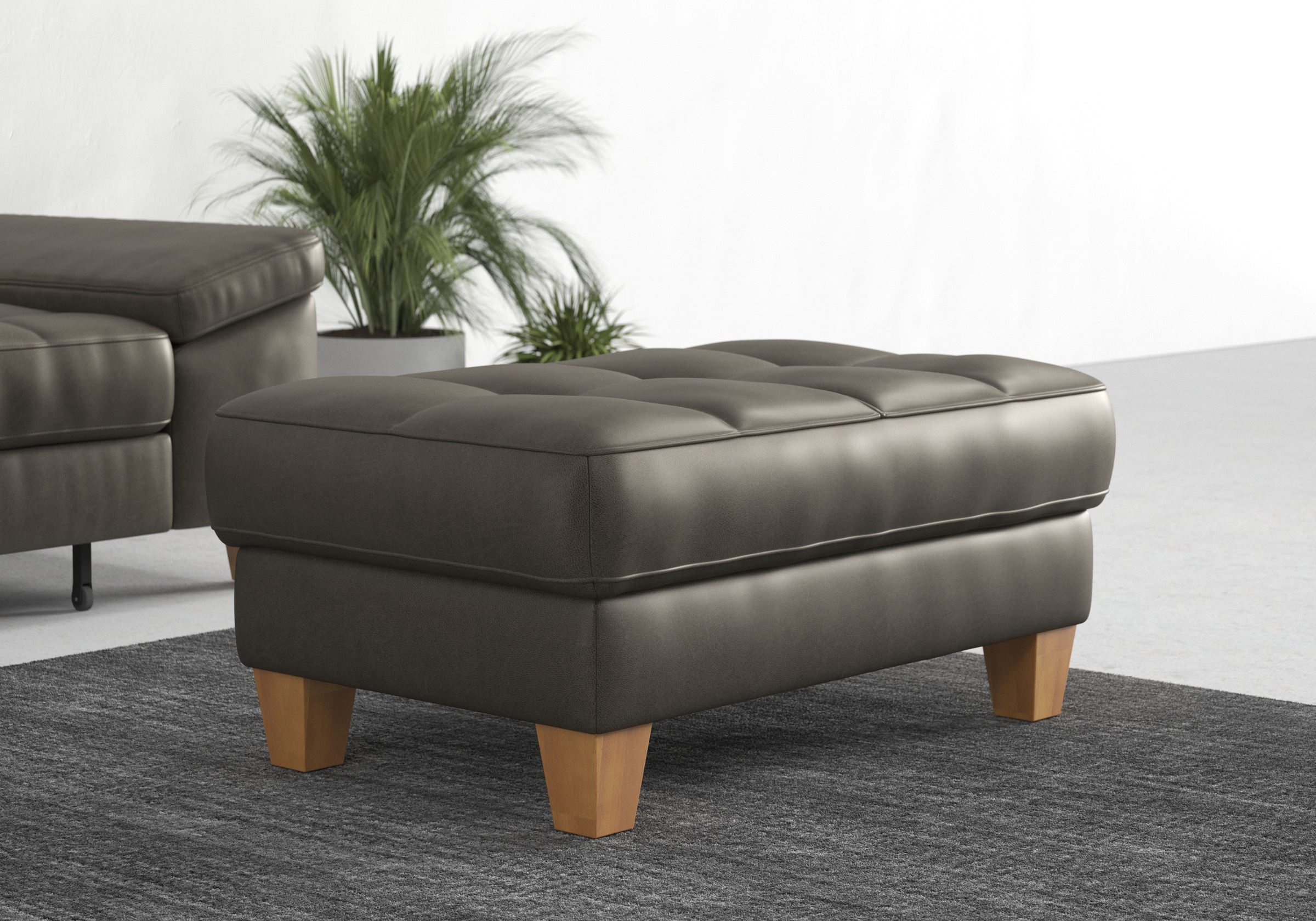 sit&more Stauraumhocker »Westham«, wahlewise mit/ohne Federkern