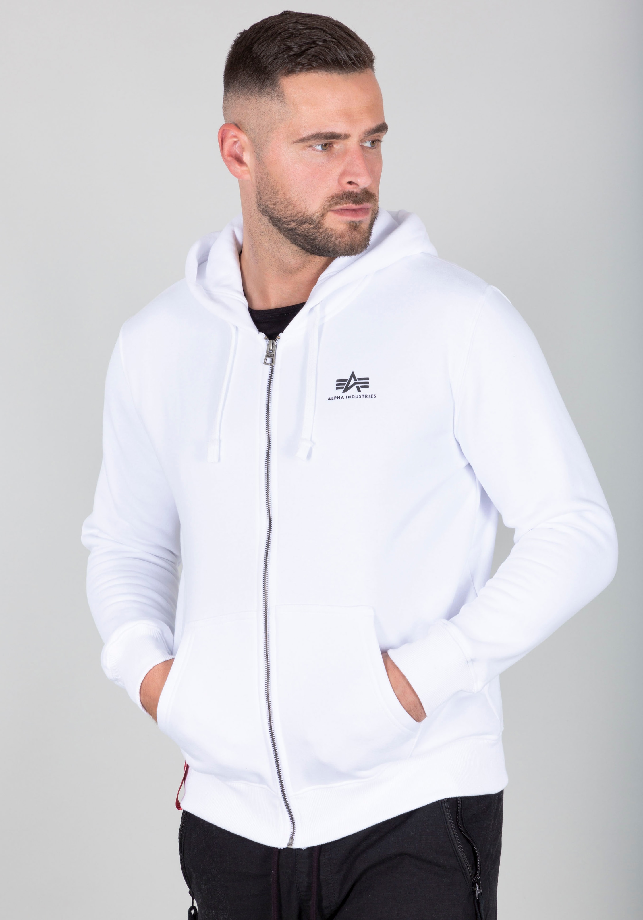 Alpha Industries Kapuzensweatjacke »Basic Zip Hoody SL«