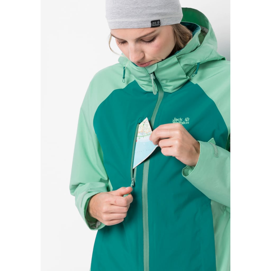 Jack Wolfskin Funktionsjacke »MOUNT EMIN JKT W«, mit Kapuze