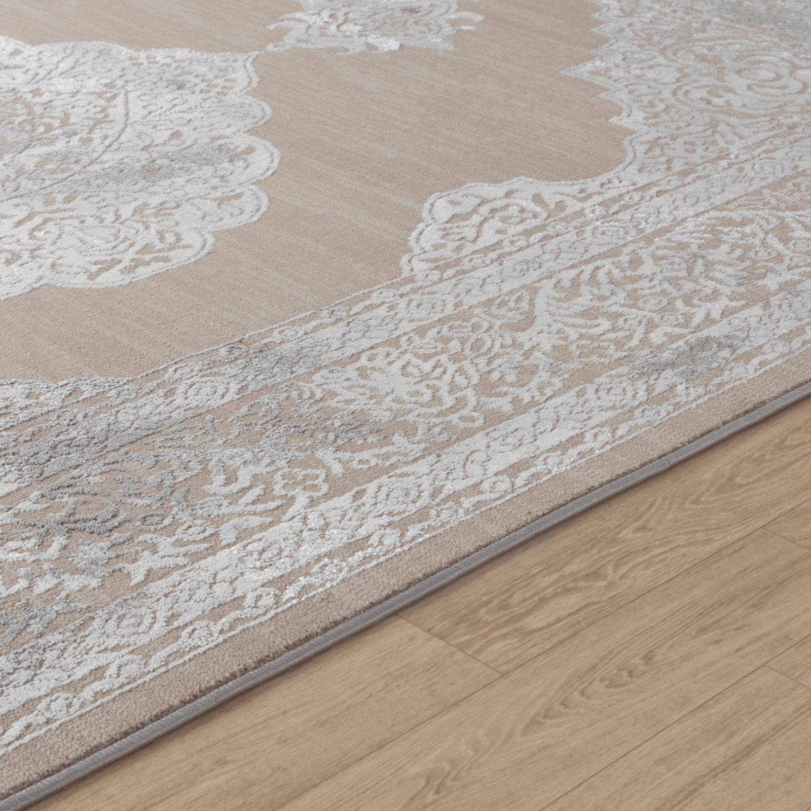 Livabliss Teppich »CARMEL« rechteckig 9 mm Höhe Orient-Optik, Vintage Design, Boho Stil, Kurzflor, Wohnzimmer