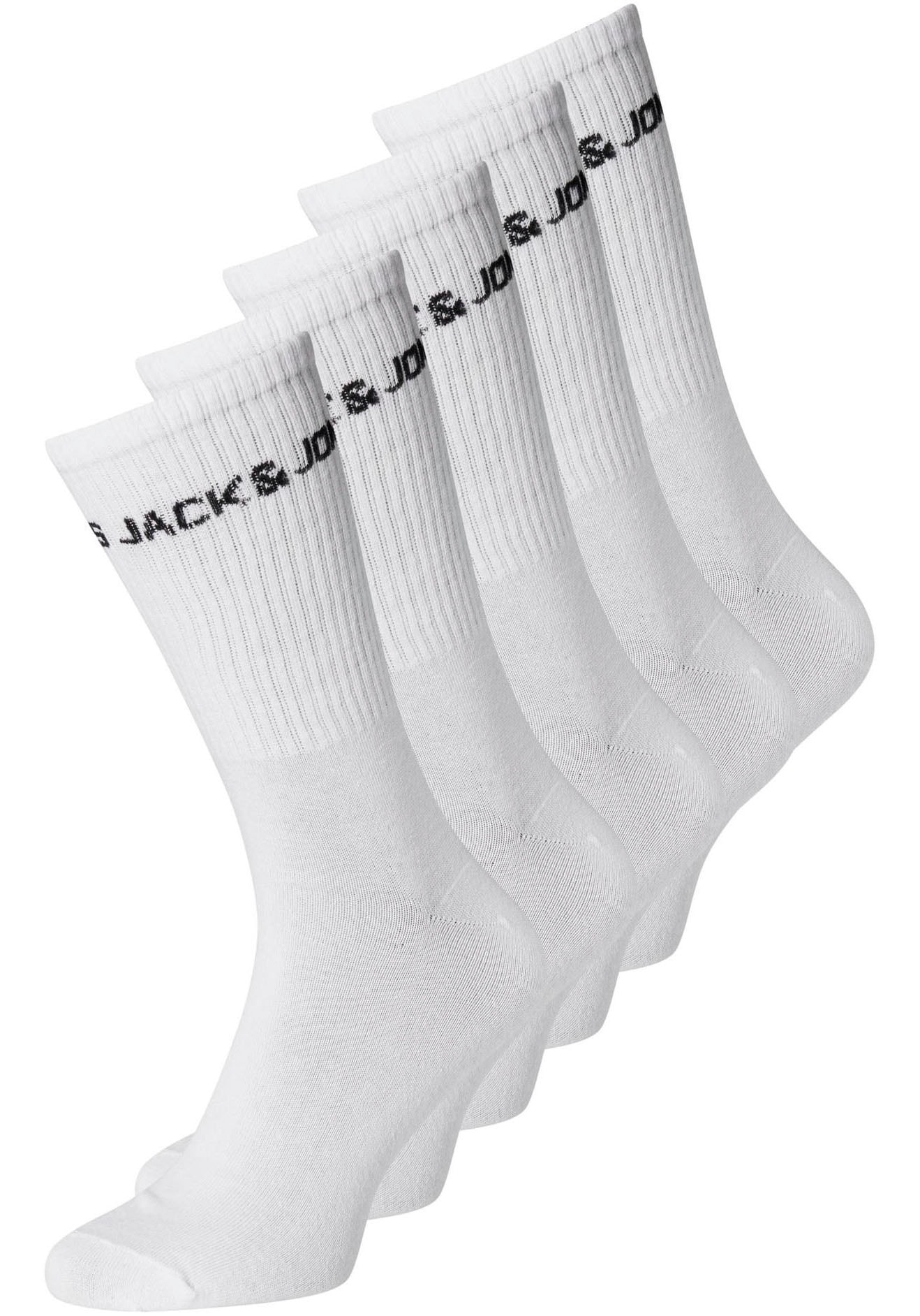 Tennissocken »JACBASIC LOGO TENNIS SOCK 5 PACK NOOS«, (Packung, 5 Paar)