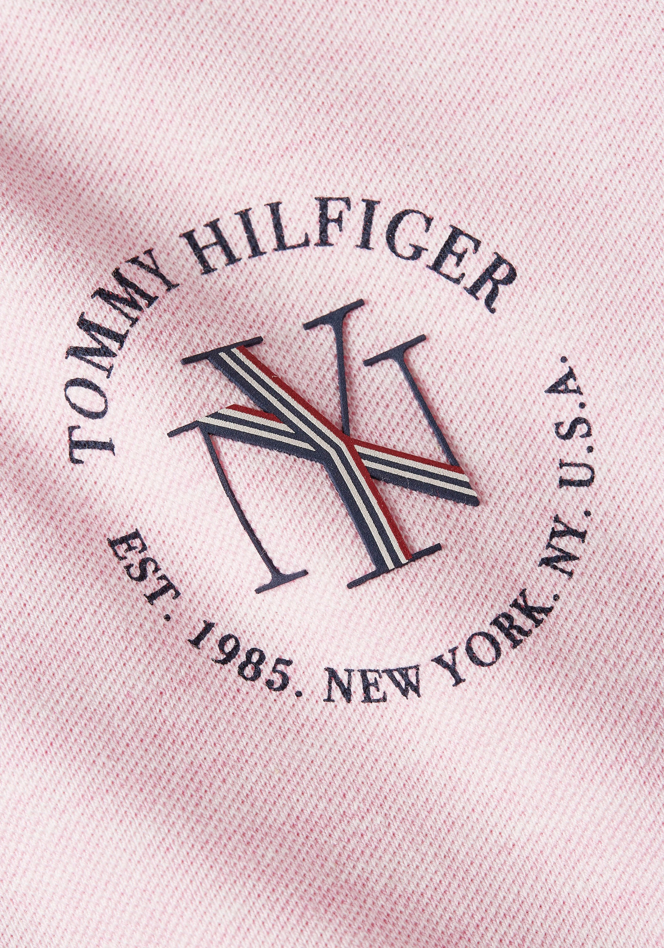 Tommy Hilfiger Poloshirt »REG Markenlabel Tommy bei OTTO POLO Hilfiger mit ROUNDALL NYC SS«