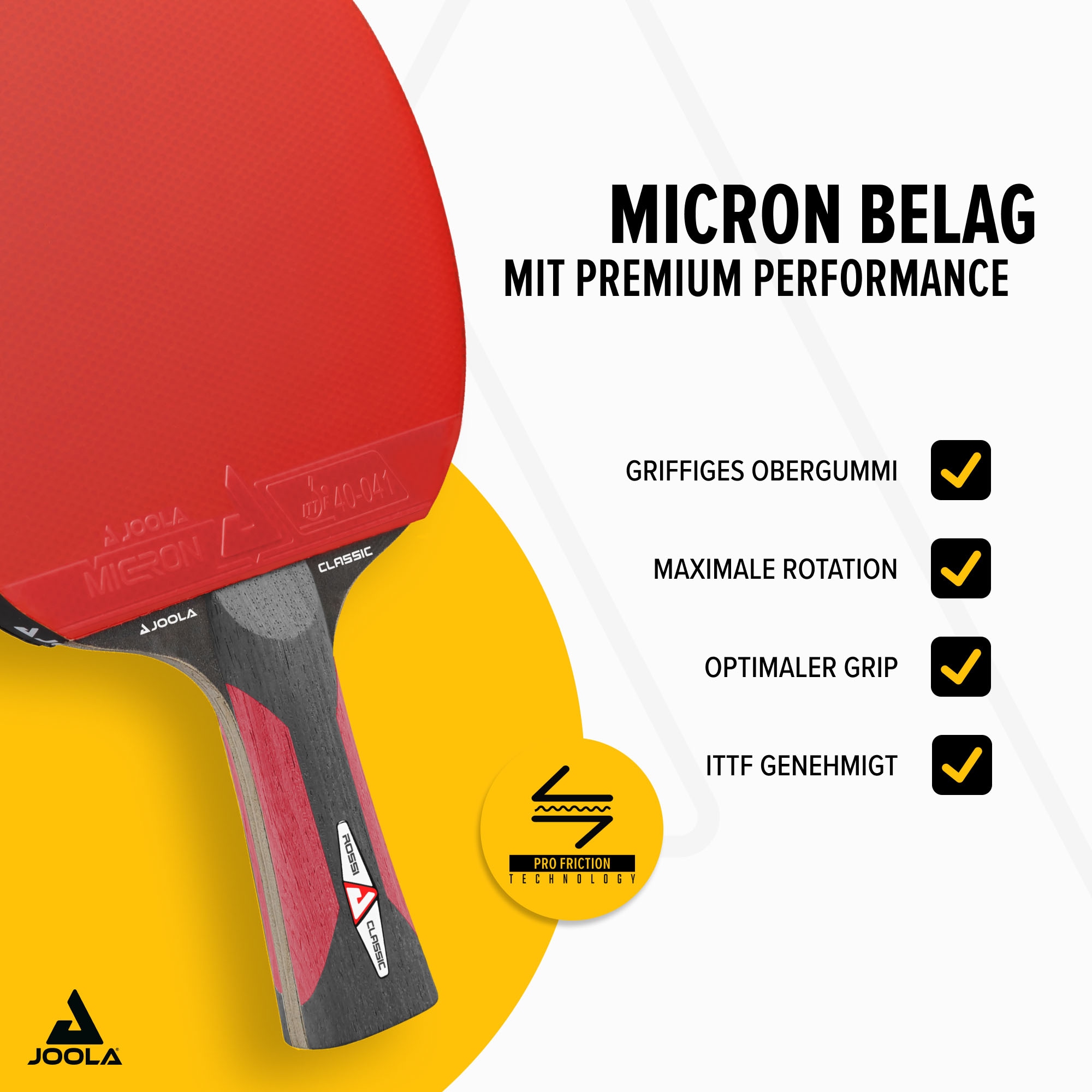 Joola Tischtennisschläger »Rosskopf Classic«