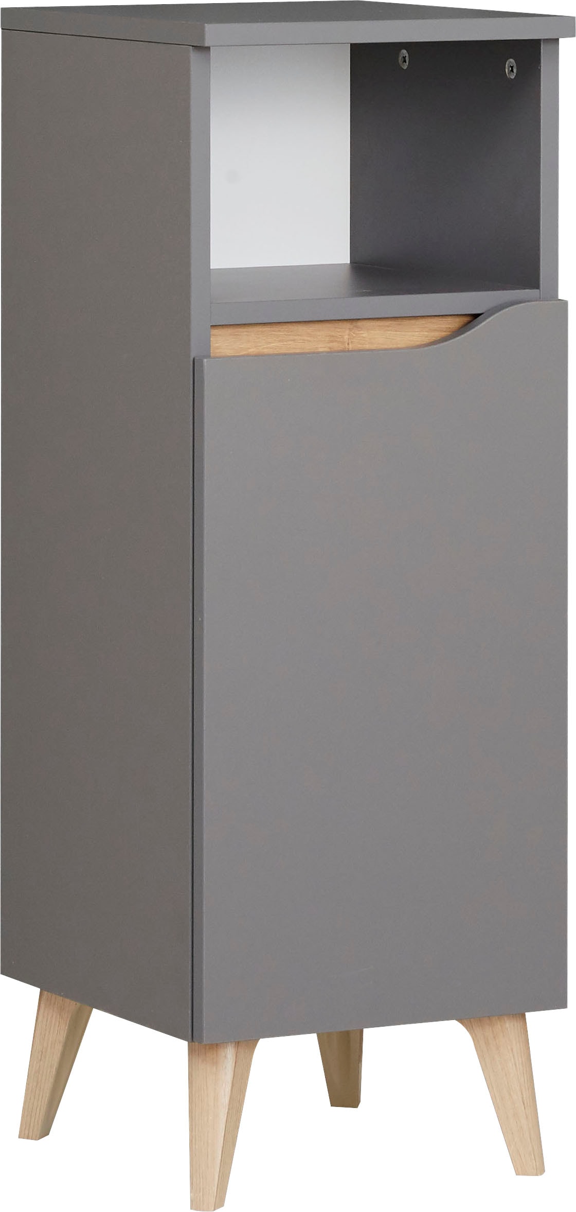Saphir Unterschrank »Quickset Badschrank mit 1 Tür, 1 Einlegeboden, 30 cm breit«, Badezimmer-Unterschrank inkl. Türdämpfer, grifflos