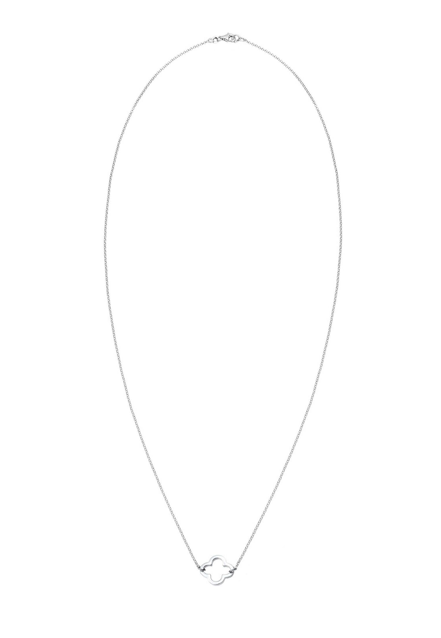 Elli Kette mit Anhänger »Halskette Kleeblatt Glücksbringer Filigran Trend 925 Sterling Silber«