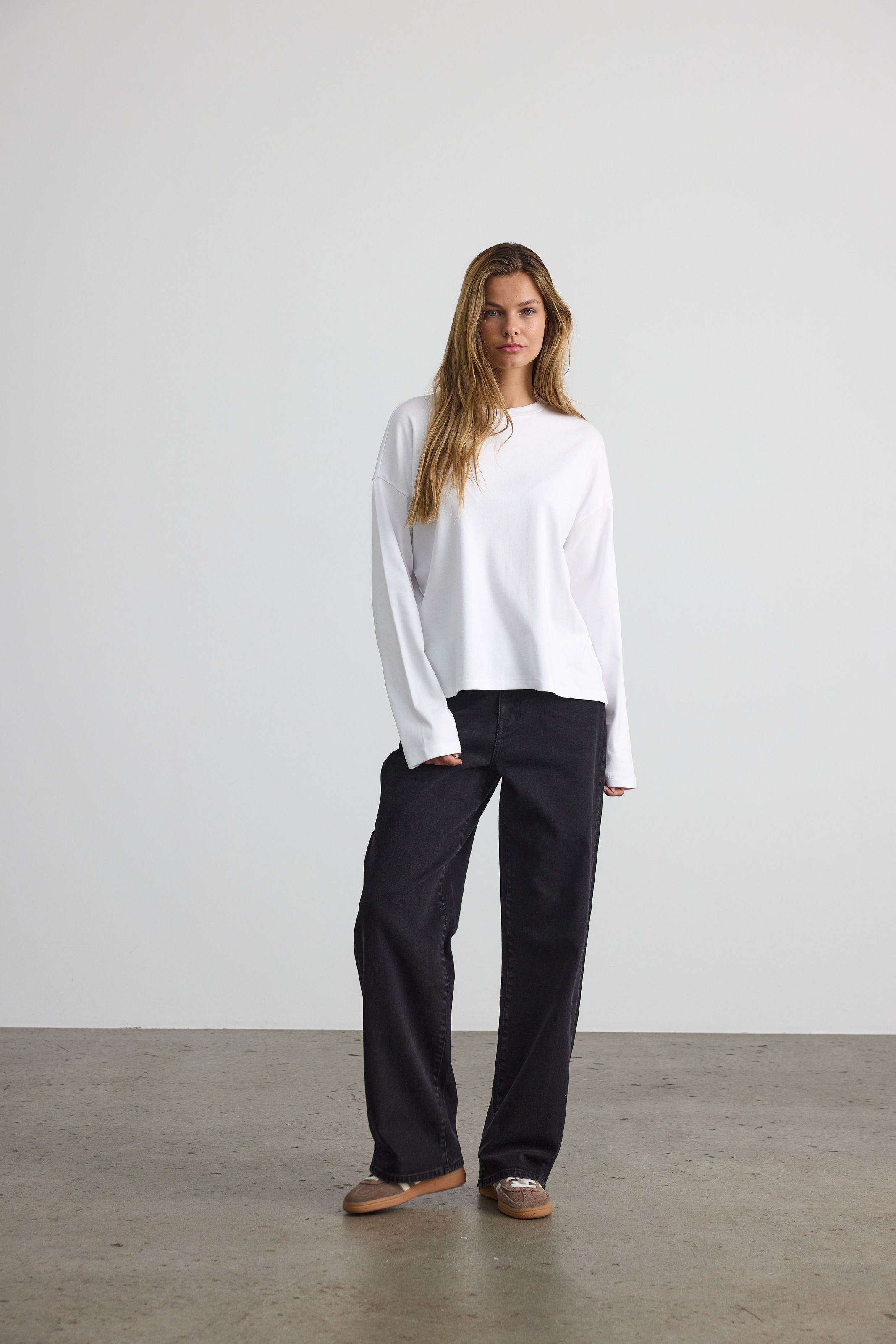 Noisy may Langarmshirt »NMMOCCA L/S REGULAR FIT TOP JRS FWD NOOS«