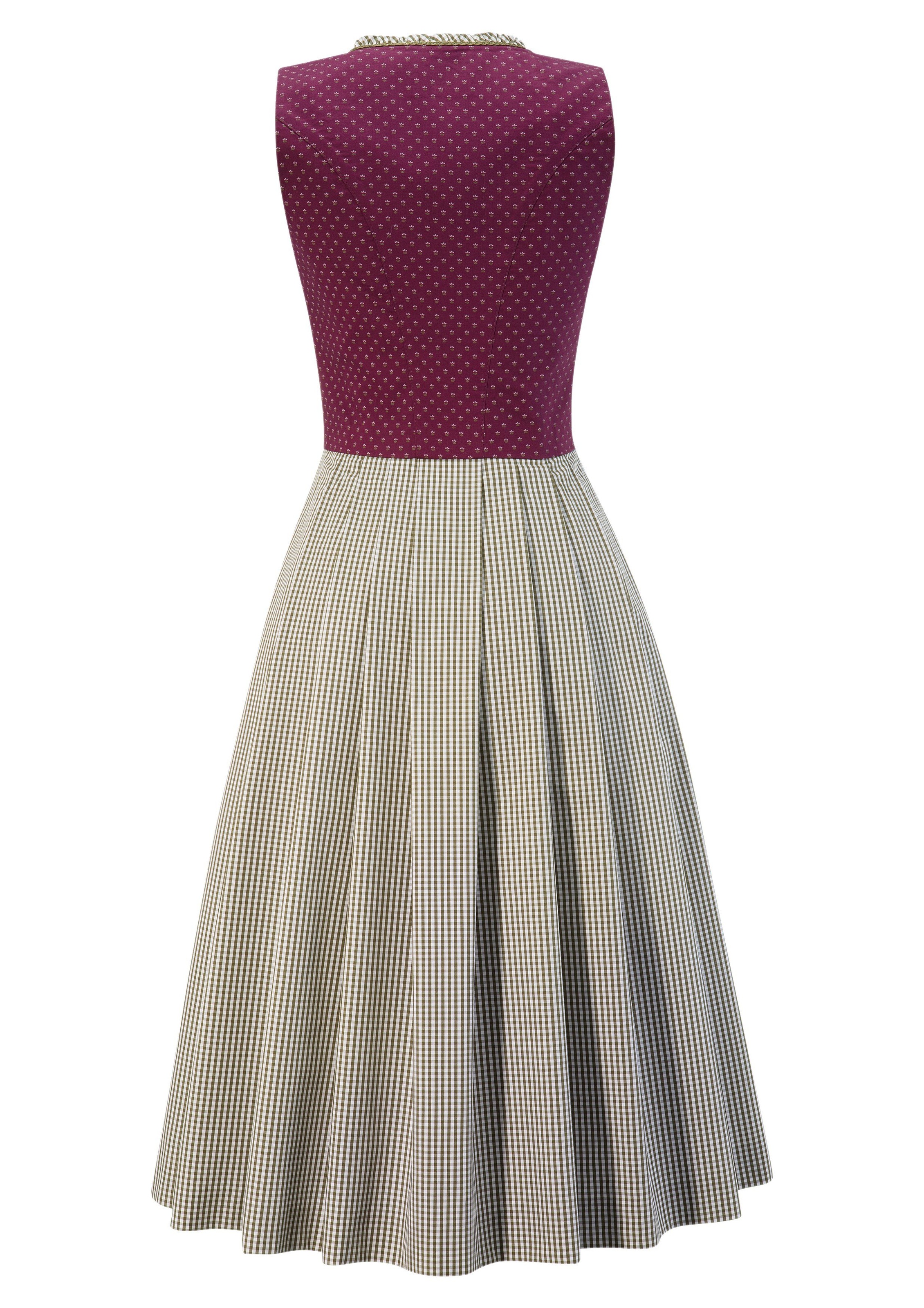 Love Nature Dirndl, (2 tlg.), Damen, midi im traditionellem Mustermix - Made in Austria