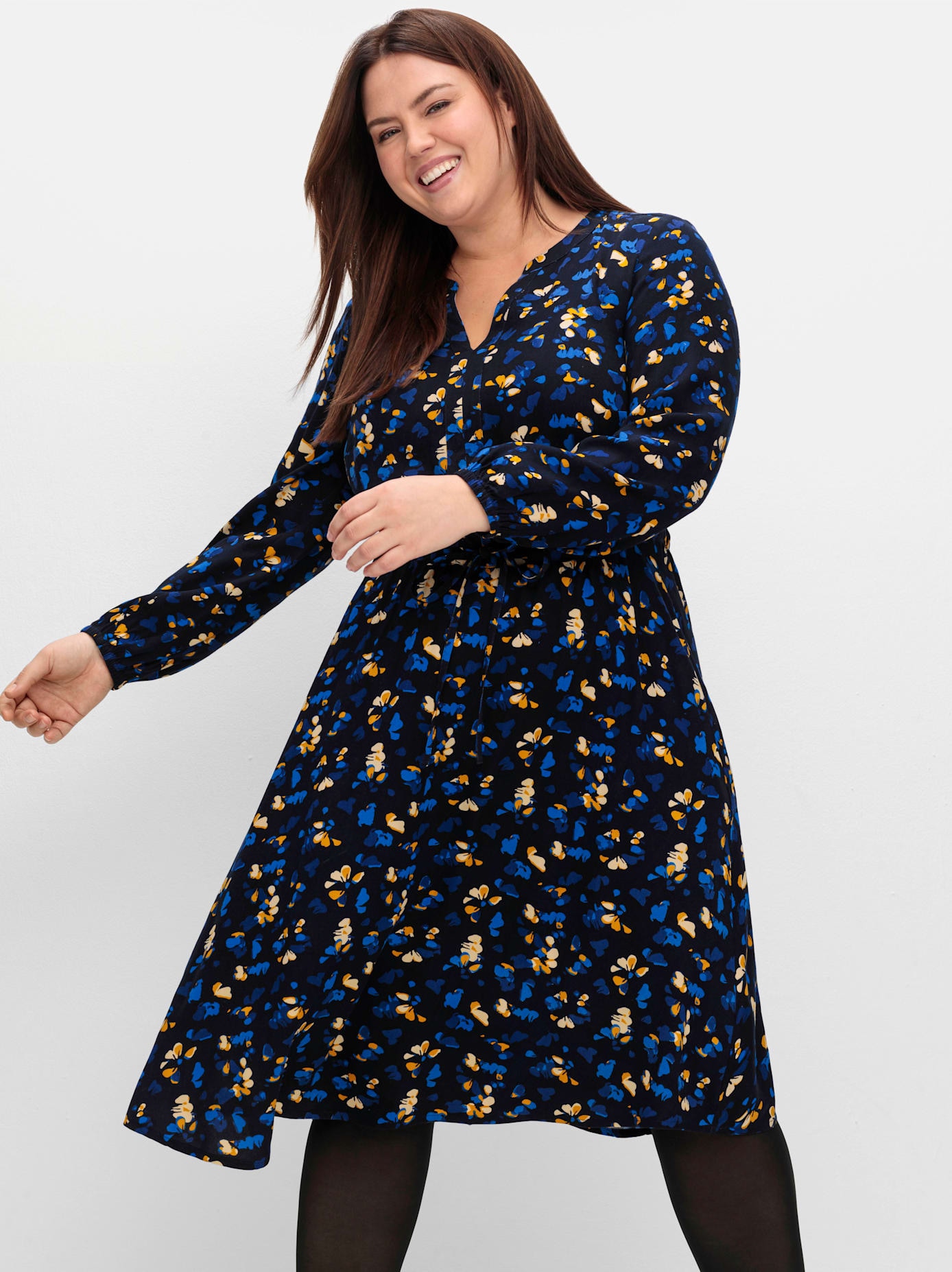 Sheego Druckkleid »Druckkleid«