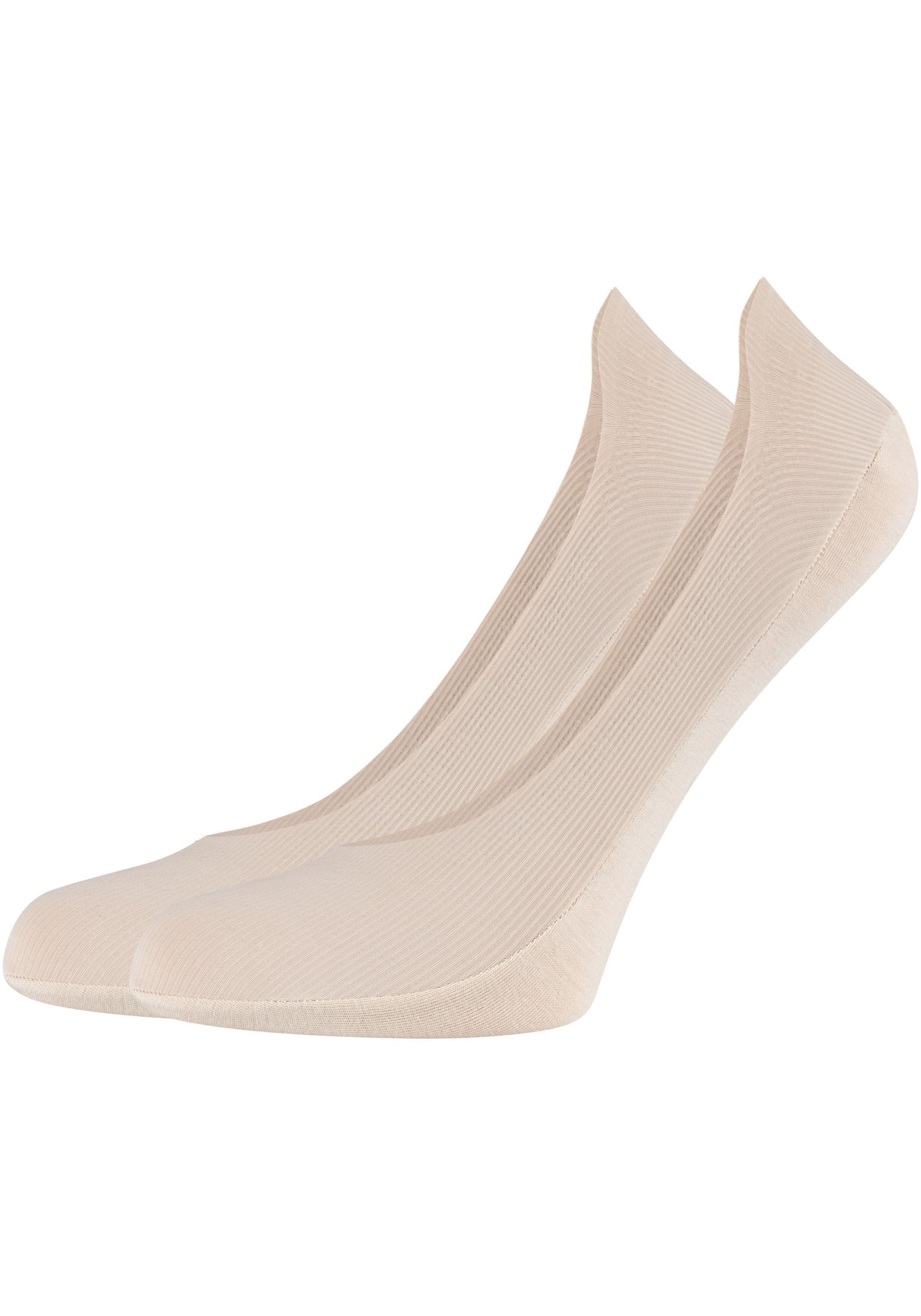 Joop! Damen Füßlinge »for your daily glam« 2 Paar tlg. mit antibakterieller Ausstattung in beige, Größe 39-42