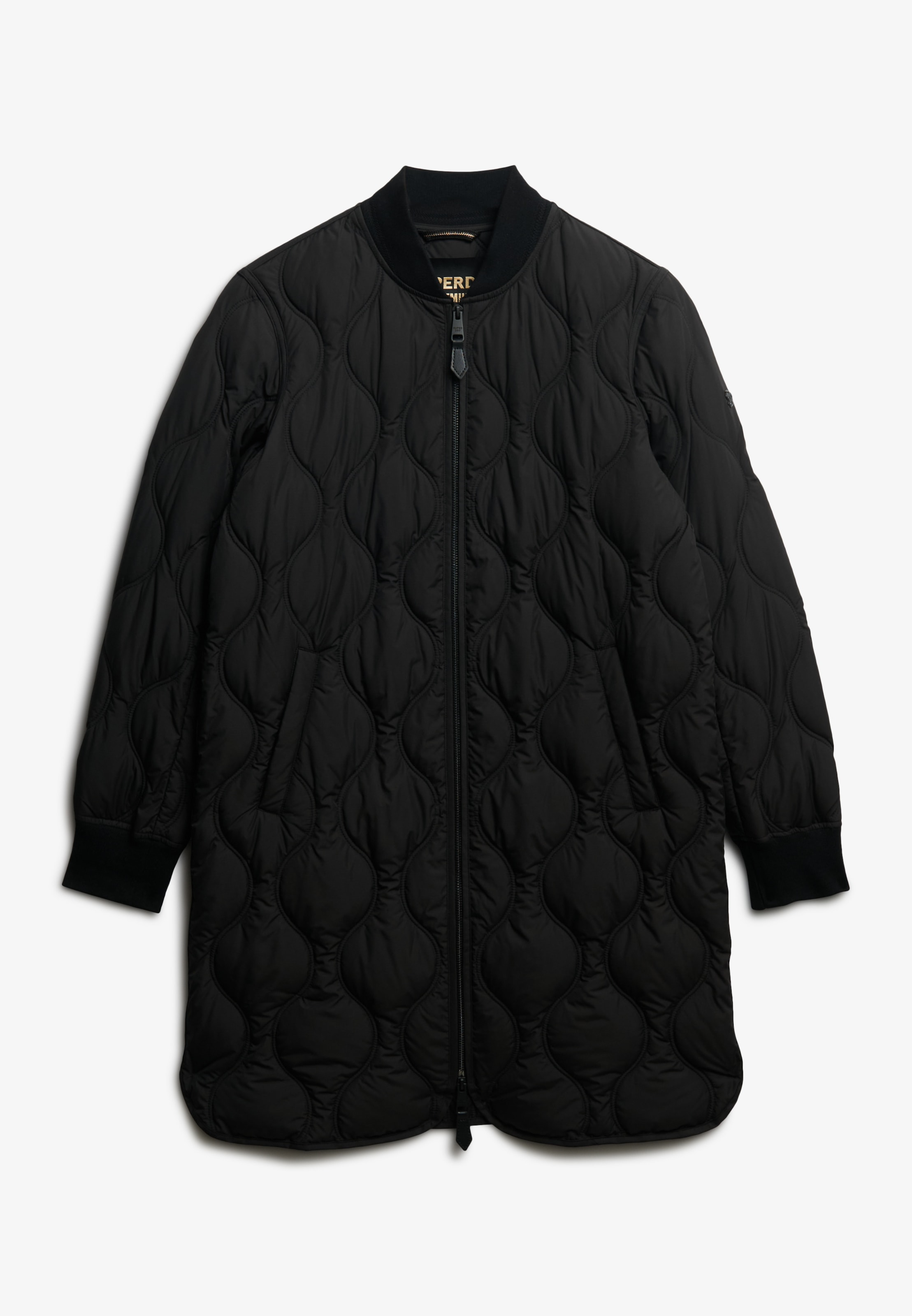 Superdry Steppjacke »LONG QUILTED LINER JACKET«, ohne Kapuze