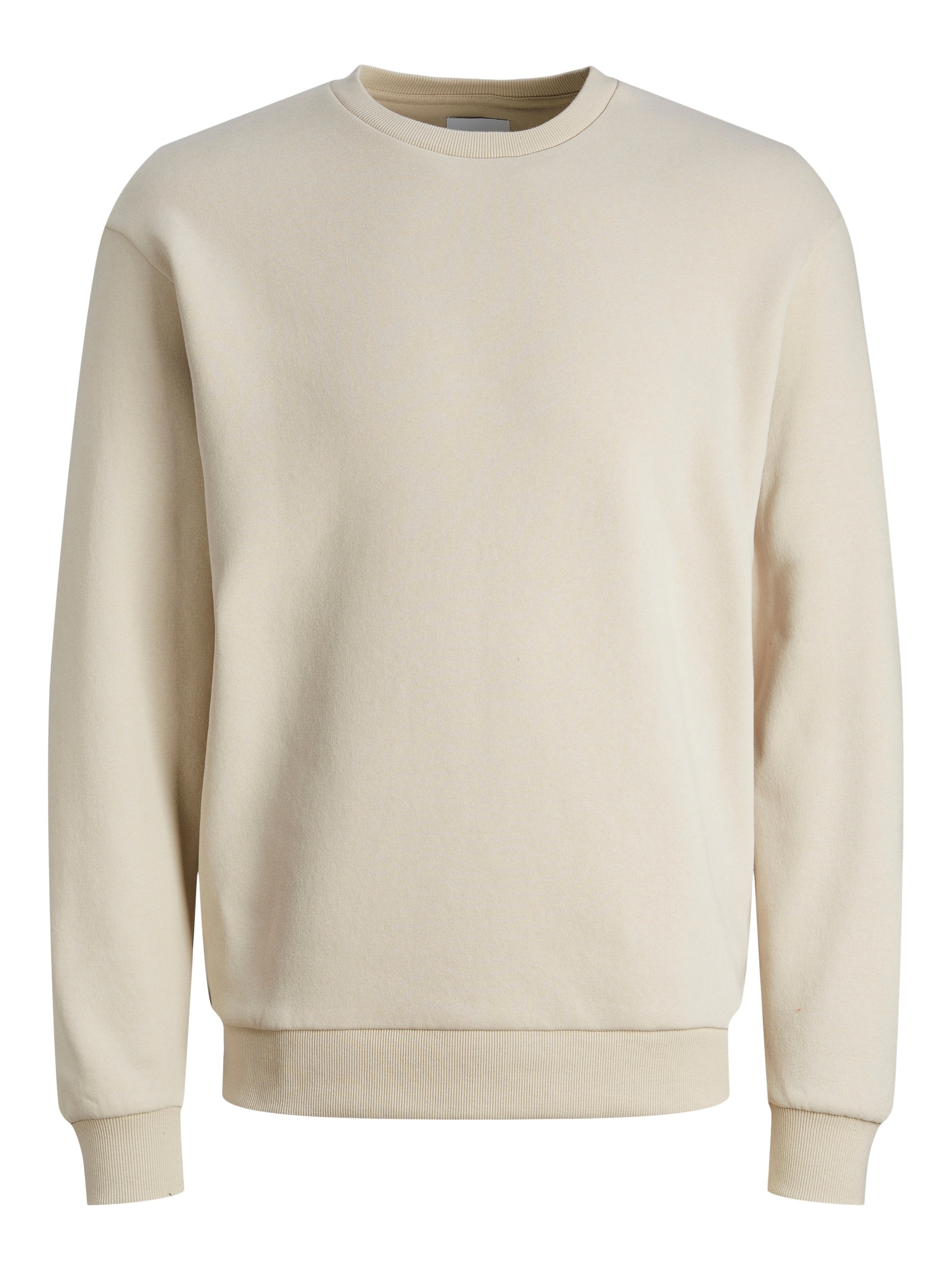 Jack & Jones Sweatshirt »JJEBRADLEY  mit Rippbündchen für Alltag und Freizeit«, Materialmix, relaxed fit
