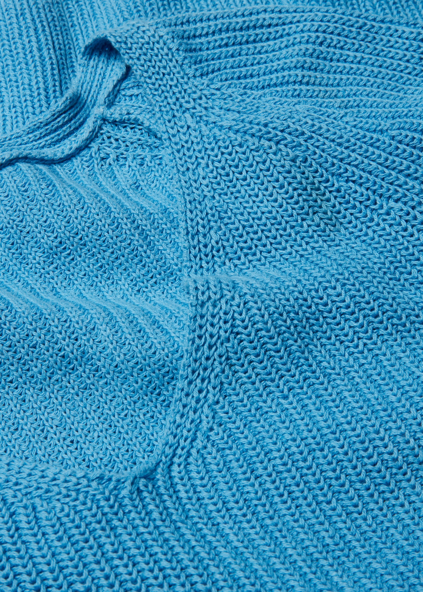 bonprix Strickpullover »Gerippter Pullover aus reiner Baumwolle« aus reiner Baumwolle, mit V-Ausschnitt, unifarben, lässige Passform