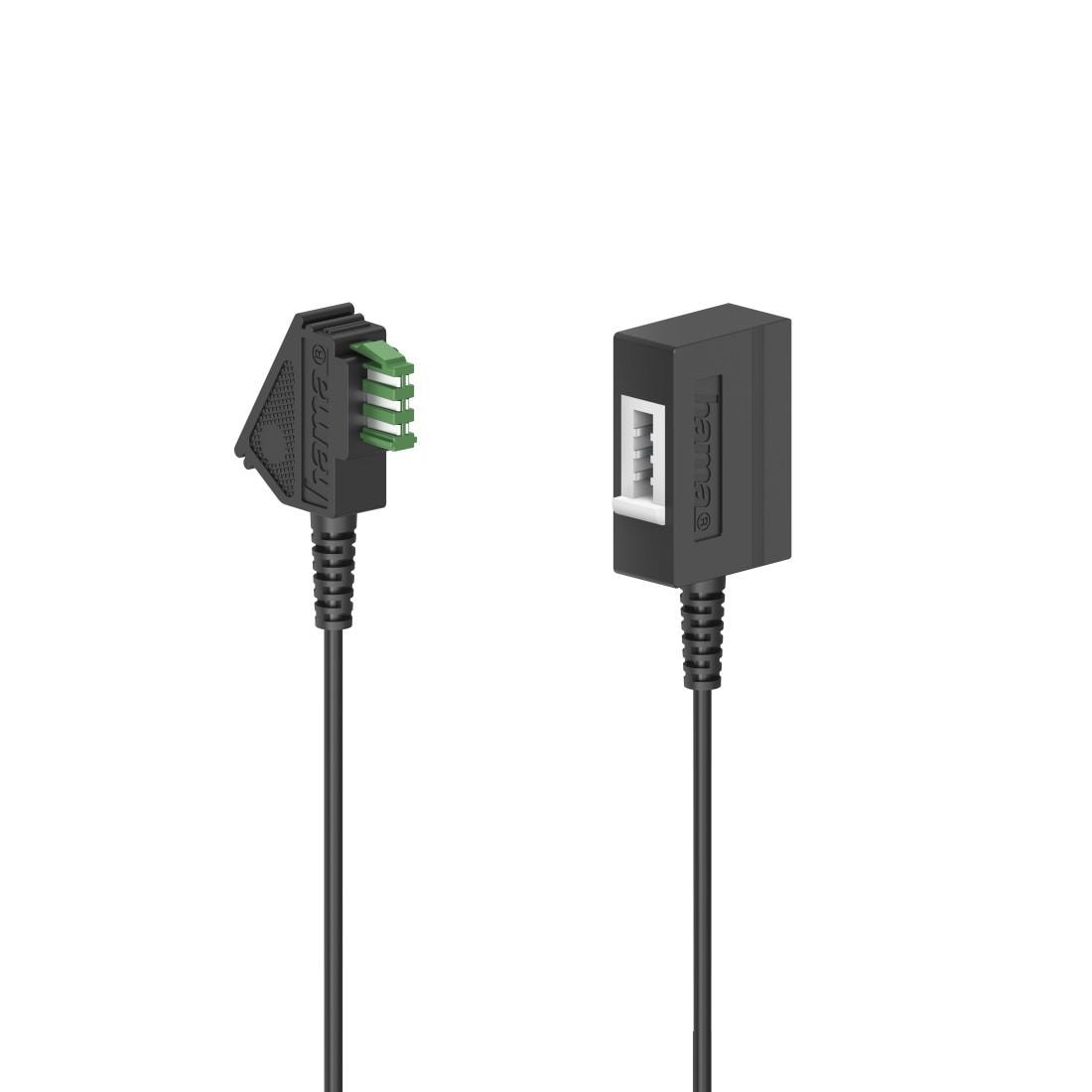 Hama Telefonkabel "Verlängerungskabel TAE-U-Stecker - TAE-U-Kupplung 6m" TAE-U TAE-U 600 cm