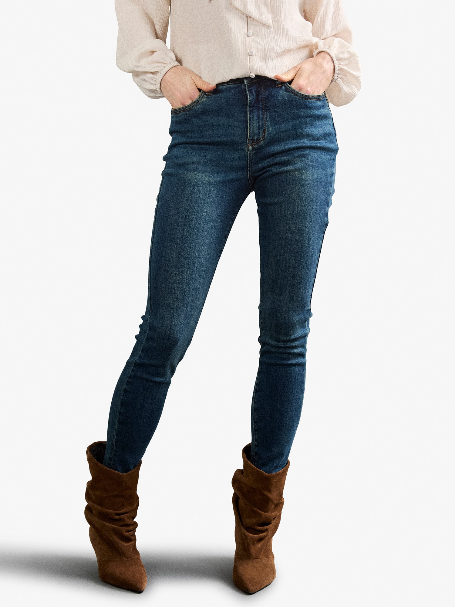 Apricot Skinny-fit-Jeans »Sadie Skinny-Fit-Jeans« in Green Wash