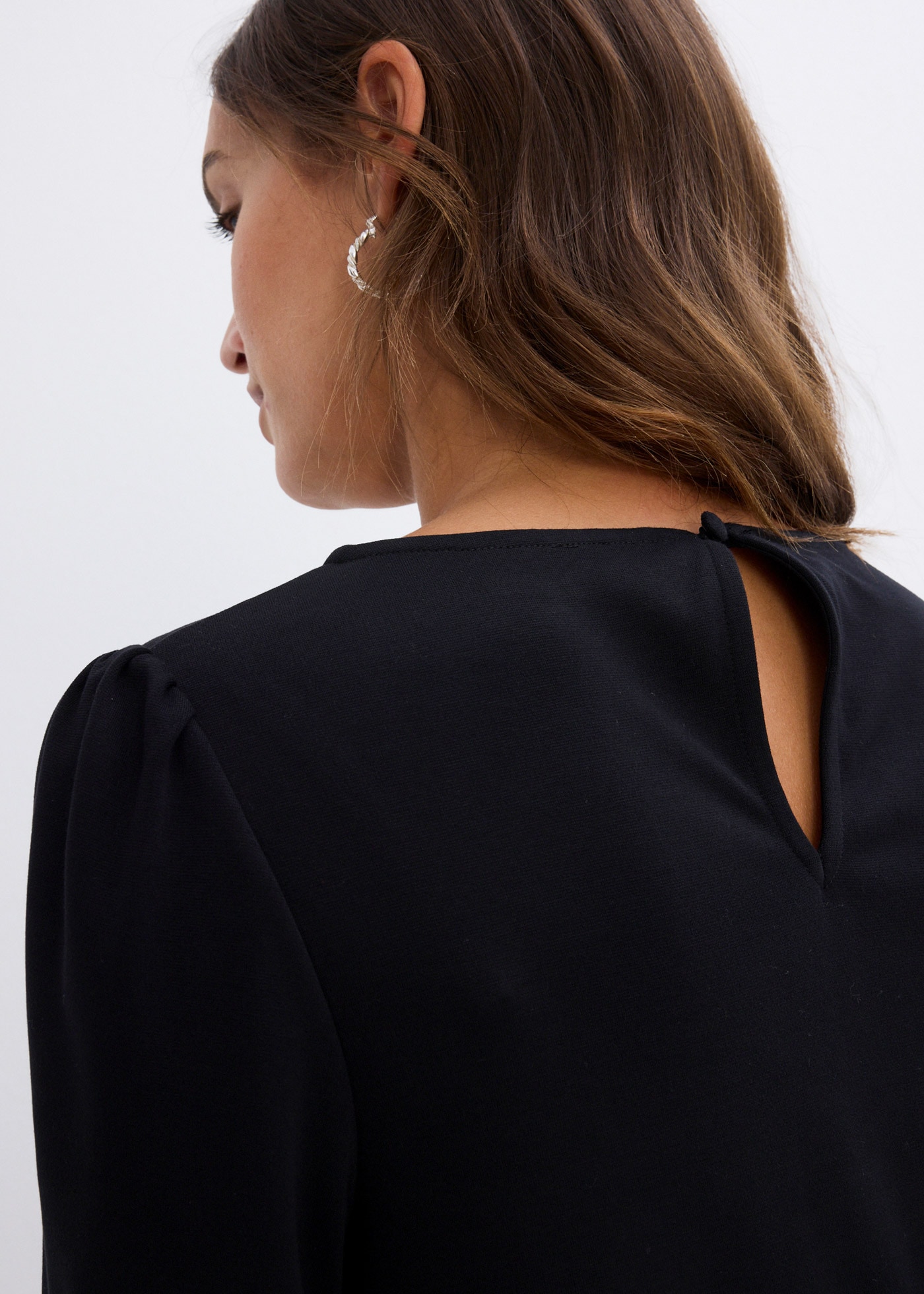 bonprix Jerseykleid »Jerseykleid aus Punto di Roma« Jerseykleid aus Punto di Roma