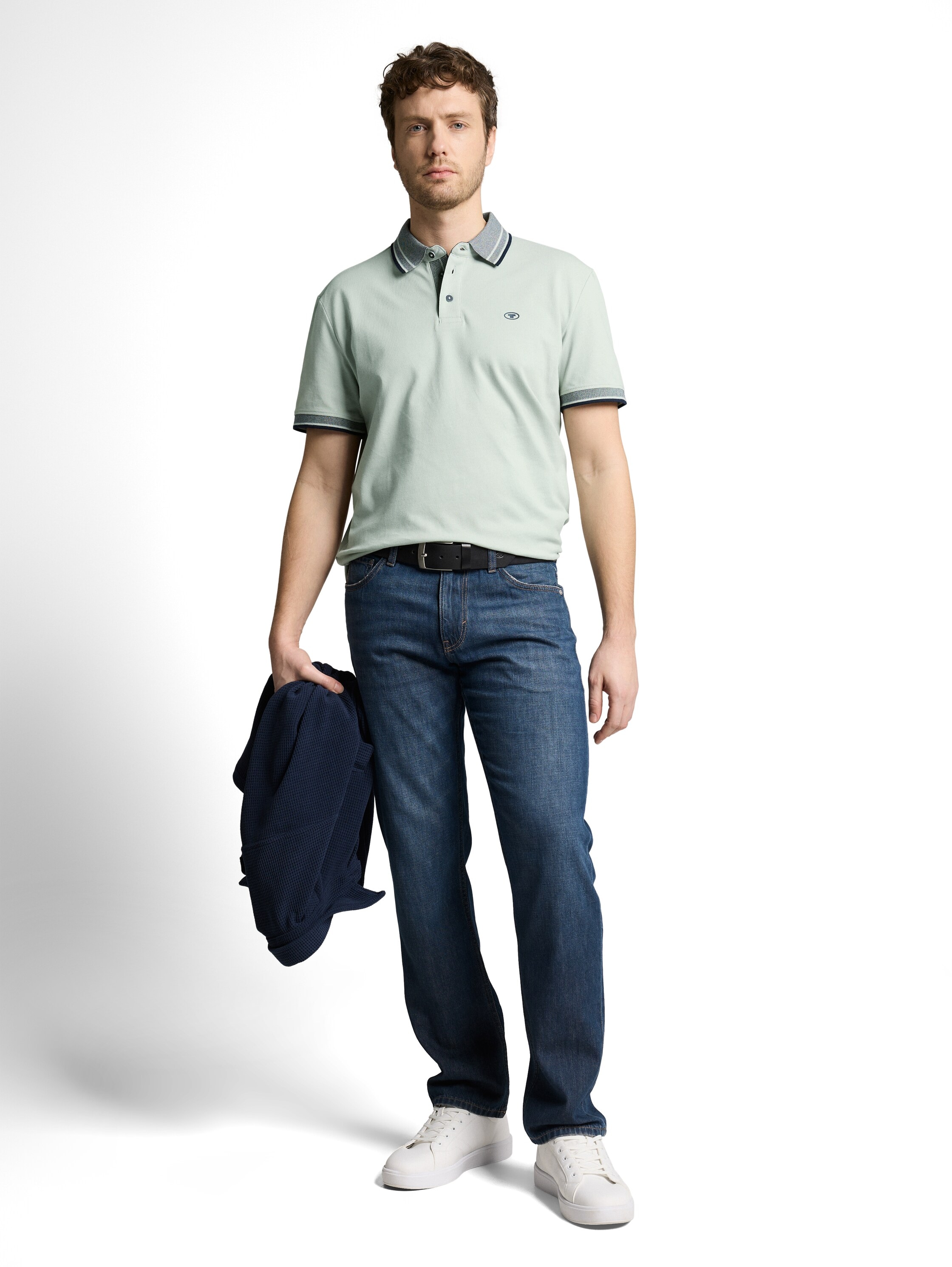TOM TAILOR Poloshirt mit Logo Print