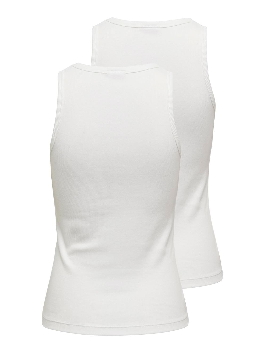 ONLY Tanktop »ONLSALLY TANK TOP 2 PACK CS JRS« Packung, 2er-Pack, 2