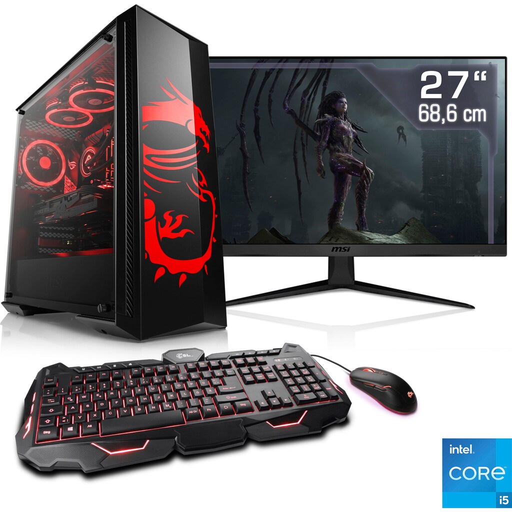 CSL Gaming-PC-Komplettsystem »HydroX V25622 MSI Dragon Advanced Edition«