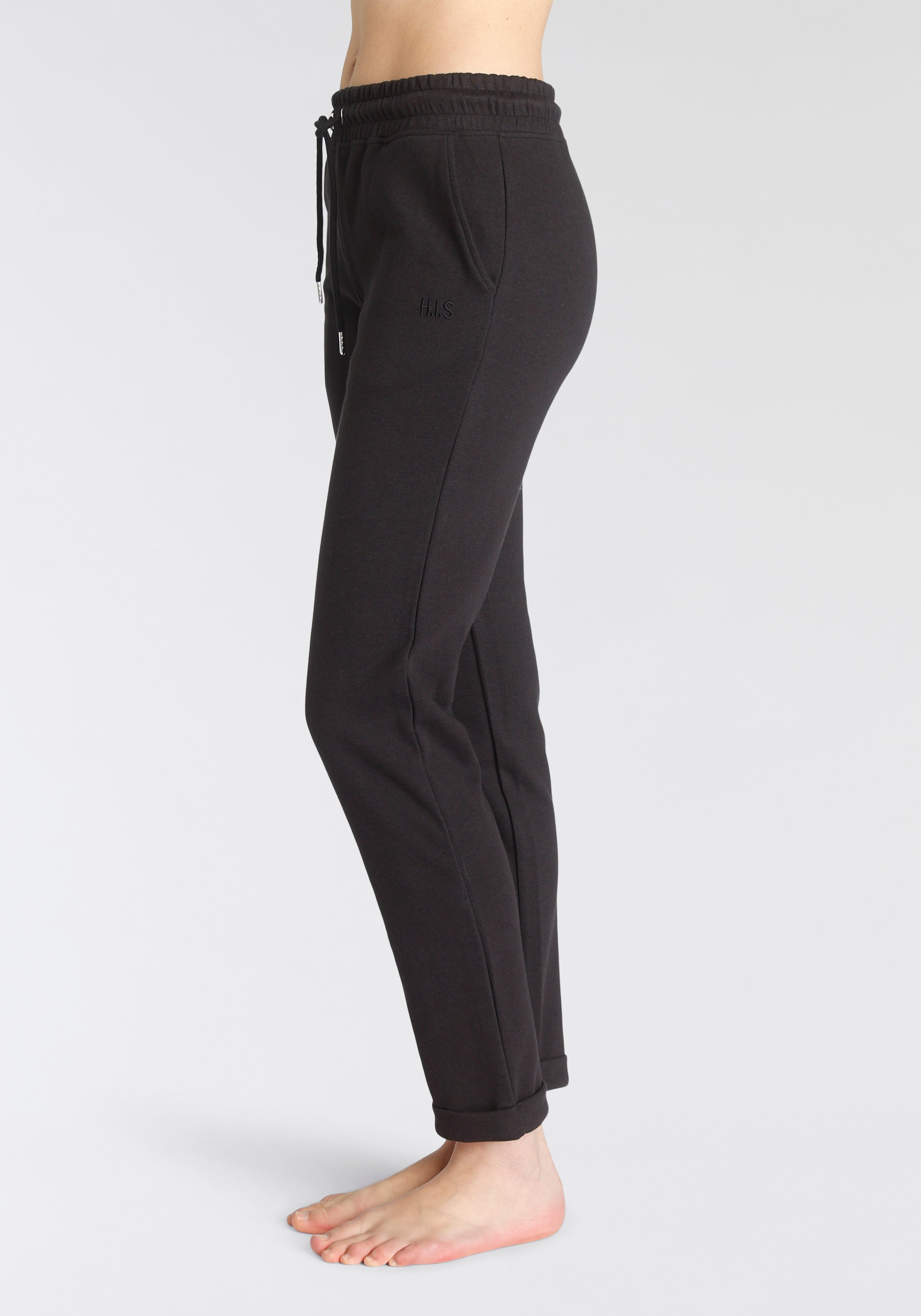 H.I.S Sweathose »- Relaxhose - Schlupfhose«, mit kleinem Aufschlag am Saum, Loungewear