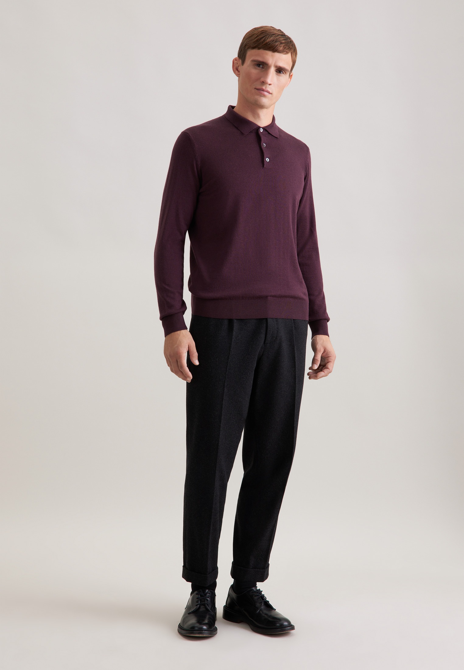 seidensticker Polokragenpullover »Schwarze Rose« 1/1 Kragen Uni