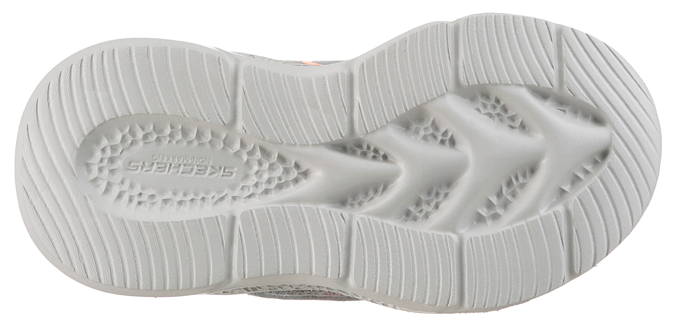 Skechers Sneaker »SKECHERS METEOR-LIGHTS«  Klettschuh mit Blinkfunktion, Größenschablone zum Download