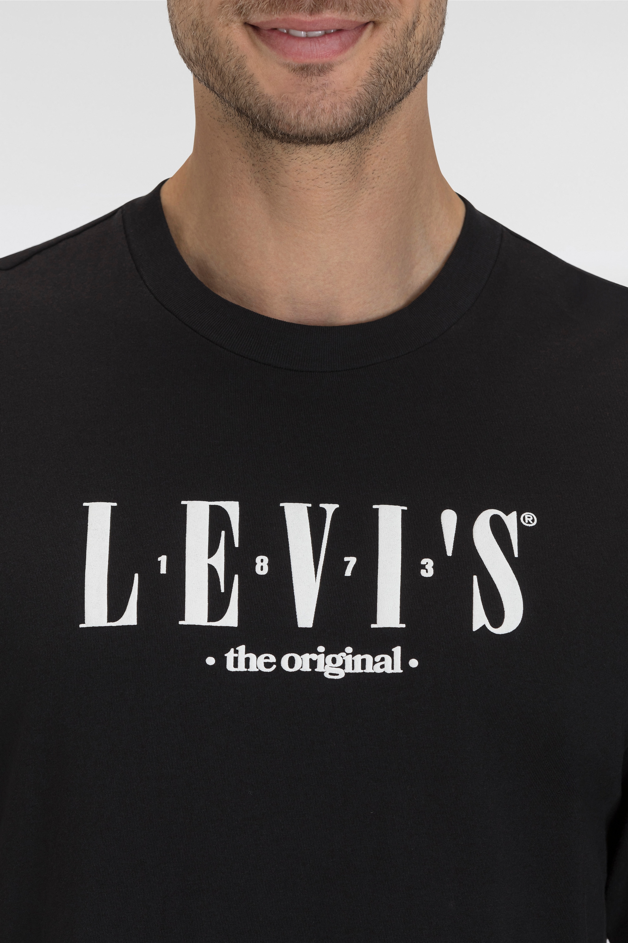 Levi's® Langarmshirt, mit Logoschriftzug