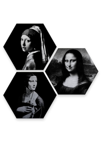 Wall-Art Mehrteilige Bilder »Berühmte Frauen Kunstgeschichte«, (Set, 3 St.) kaufen