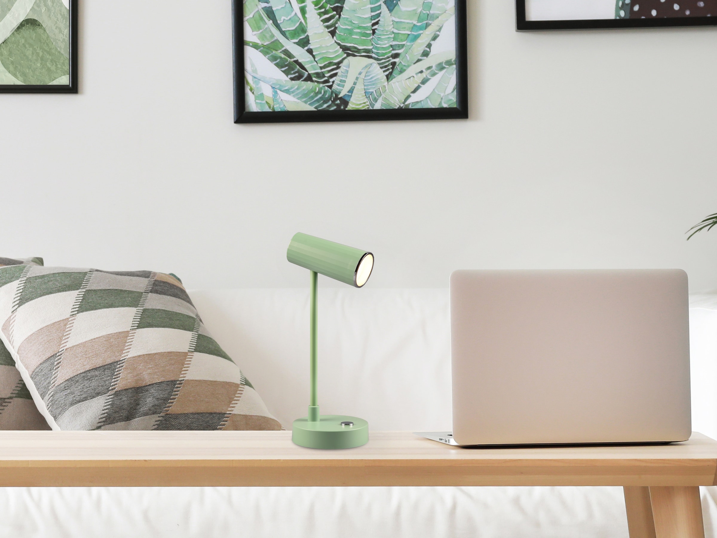 REALITY Leuchten LED Tischleuchte »Lenny«, 1 flammig, Leuchtmittel LED-Board | LED fest integriert, Akku Tischlampe mit USB-C Anschluss, dimmbar, Lichtfarbe einstellbar