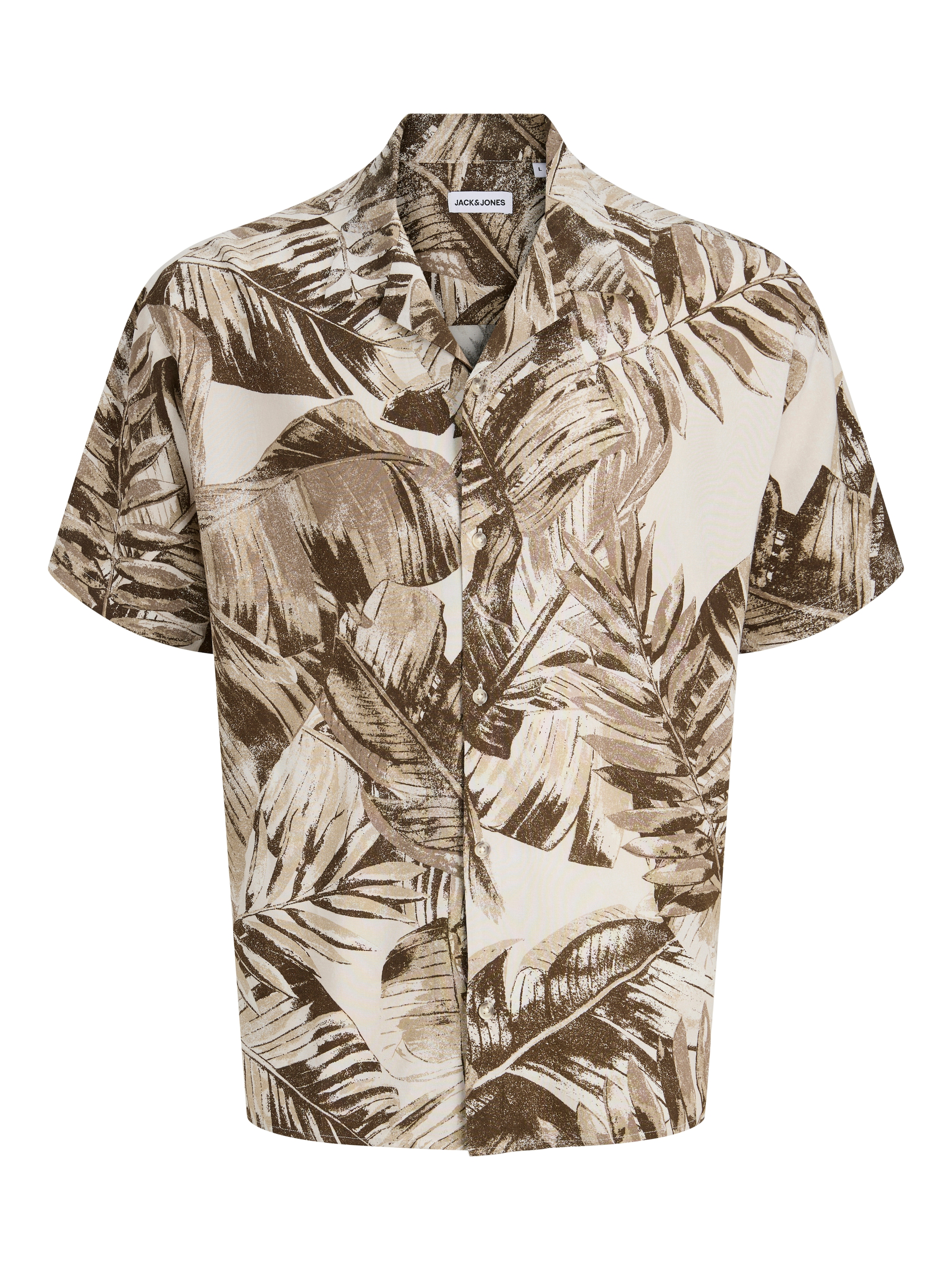 Jack & Jones Kurzarmhemd »JJEJEFF RESORT AOP SHIRT S/S LN«