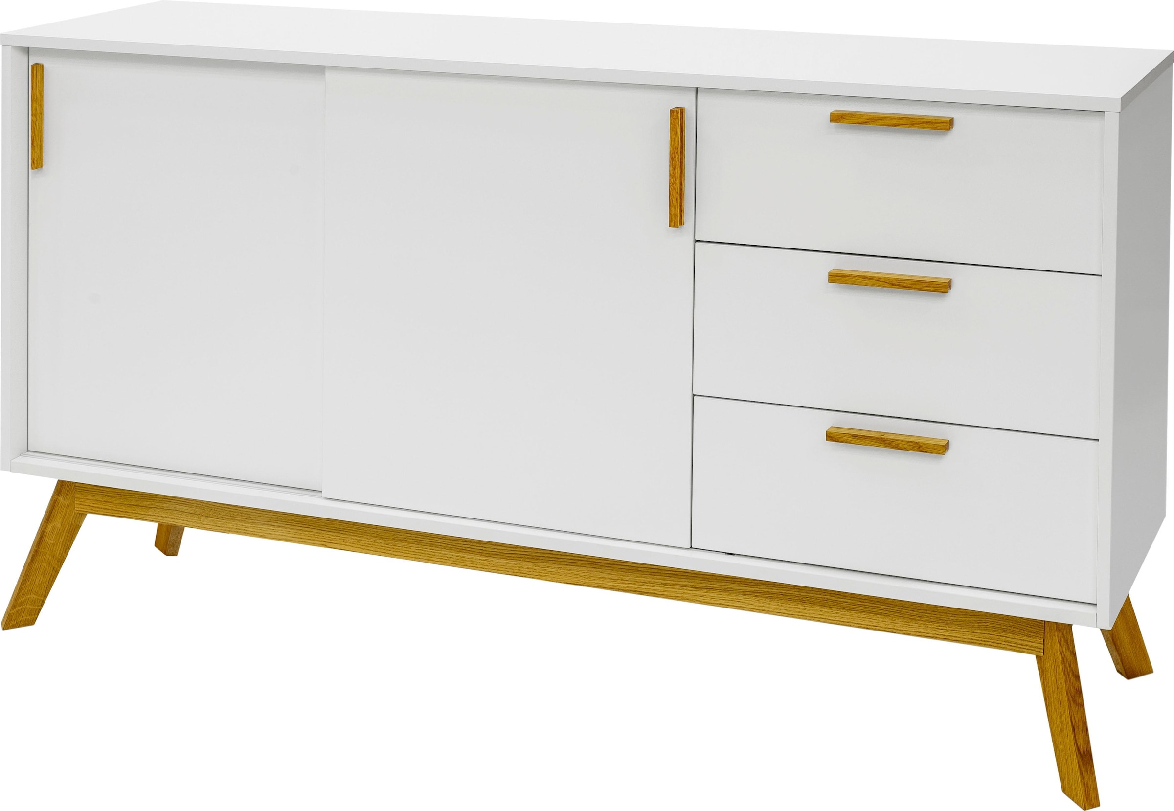 Woodman Sideboard »Tarika«, Kommode im angesagten skandinavischen Look, Breite 149 cm, FSC®