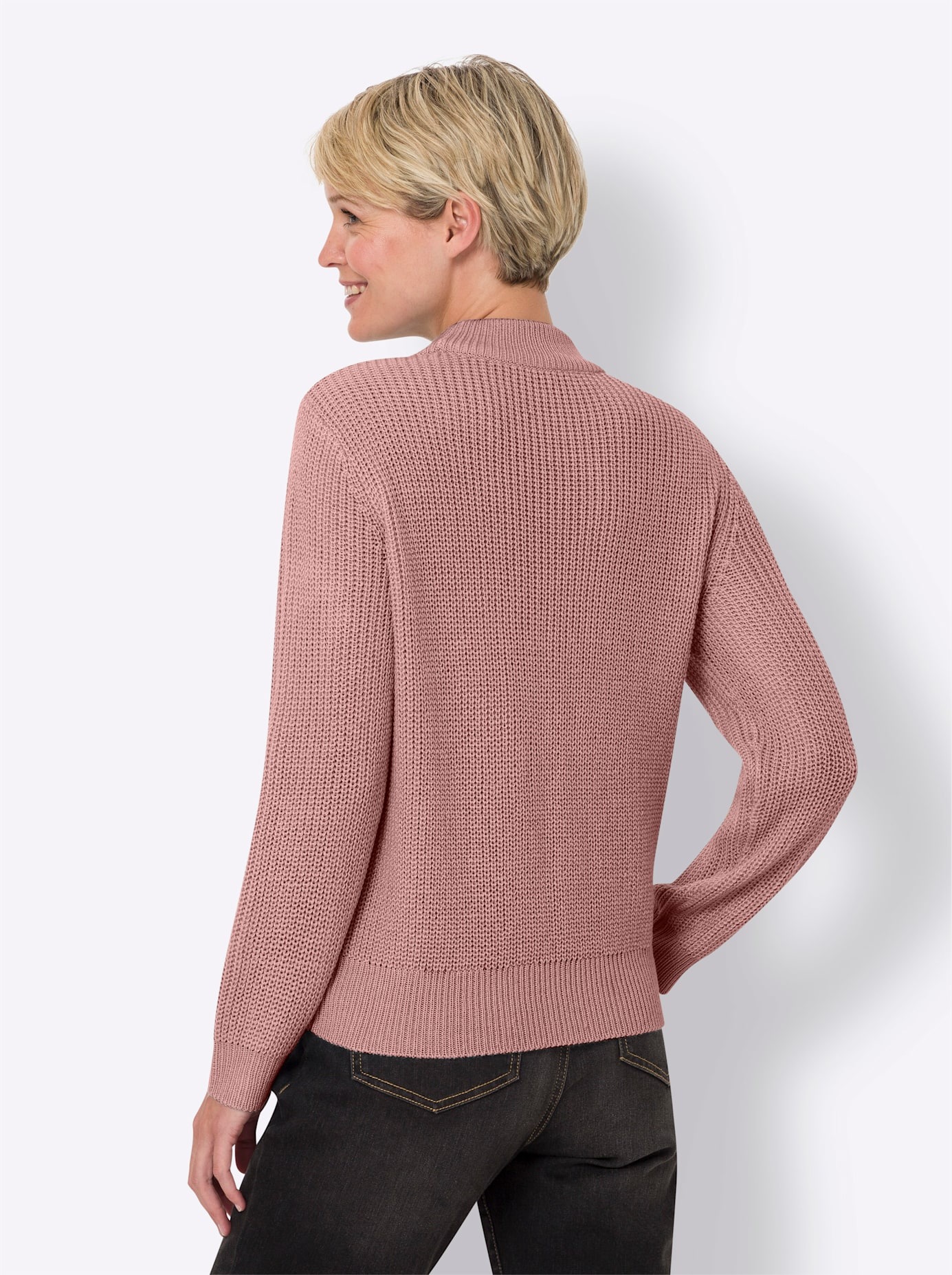 Classic Basics Stehkragenpullover »Langarm-Pullover«