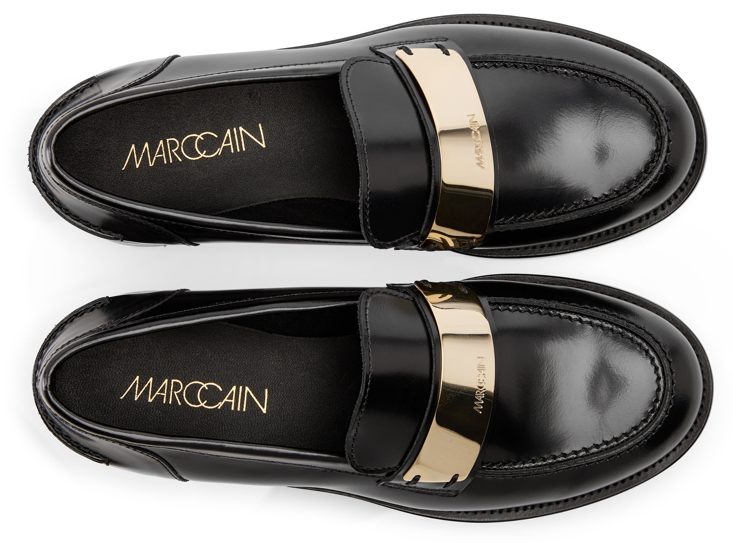 Marc Cain Loafer, Slipper, Plateauslipper, Chunky Slipper mit Blockabsatz