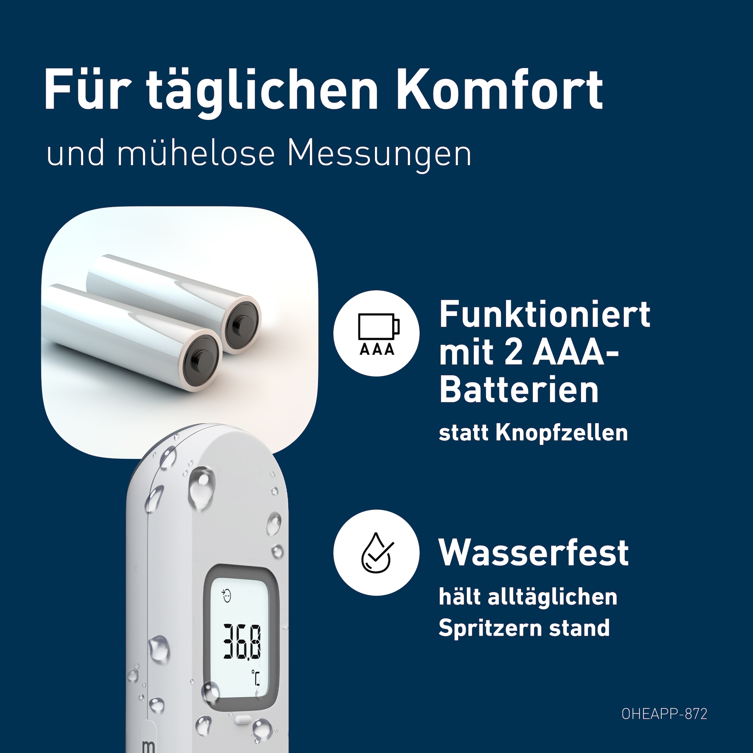 Omron Stirn-Fieberthermometer »Gentle Temp 730«