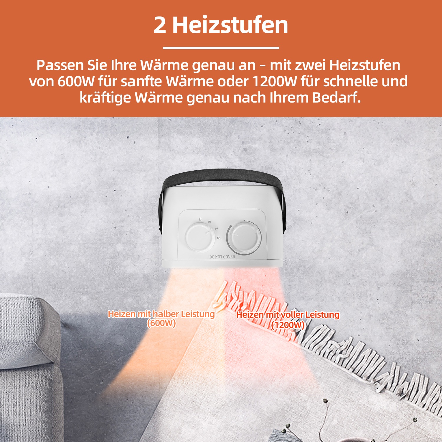 SHX Elektrokamin »Tragbarer Elektrokamin 1200W SHXFP12MINI weiß/schwarz«